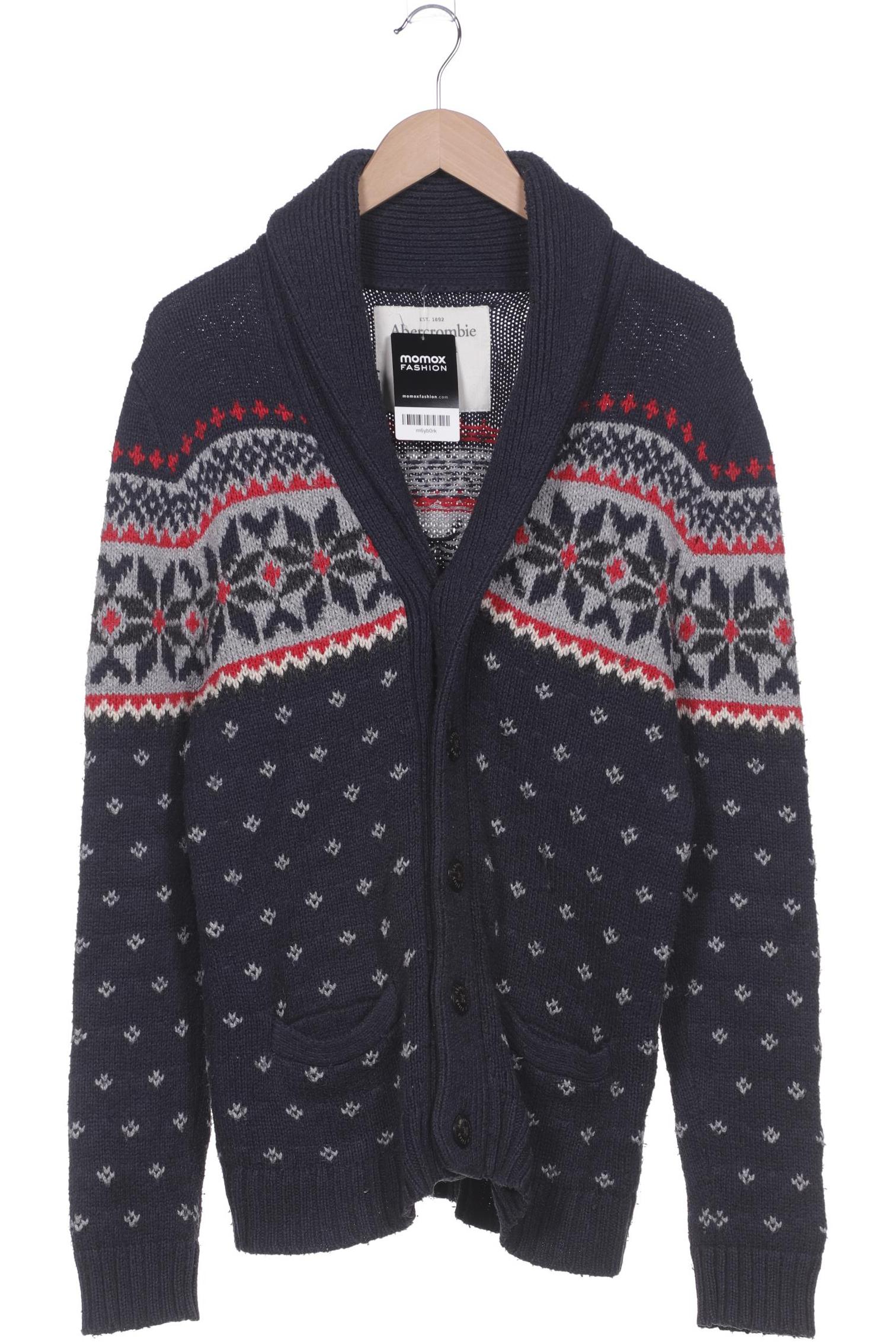 

Abercrombie & Fitch Herren Strickjacke, marineblau, Gr. 48