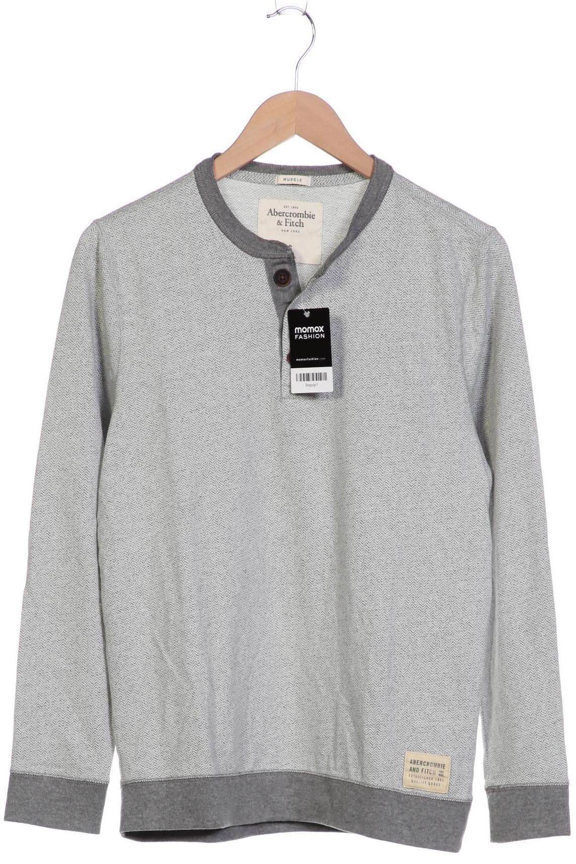 

Abercrombie & Fitch Herren Langarmshirt, grau, Gr. 46