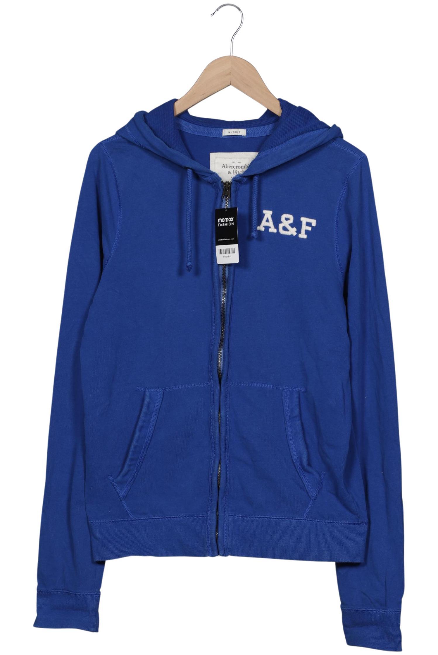 

Abercrombie & Fitch Herren Kapuzenpullover, blau, Gr. 52