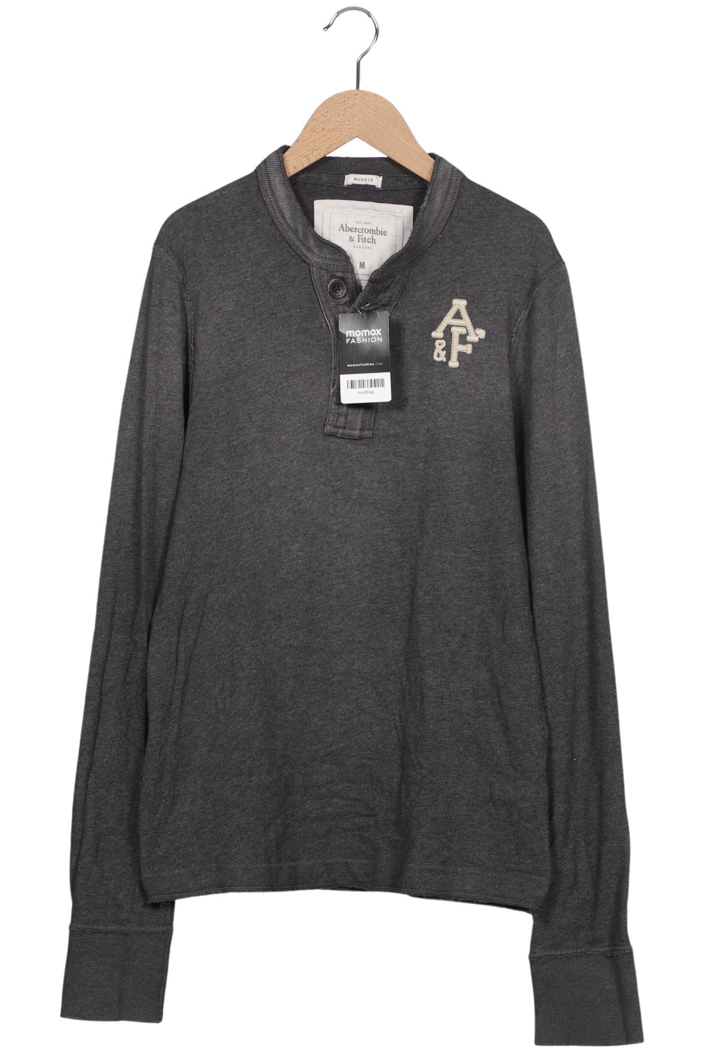 

Abercrombie & Fitch Herren Langarmshirt, grau, Gr. 48