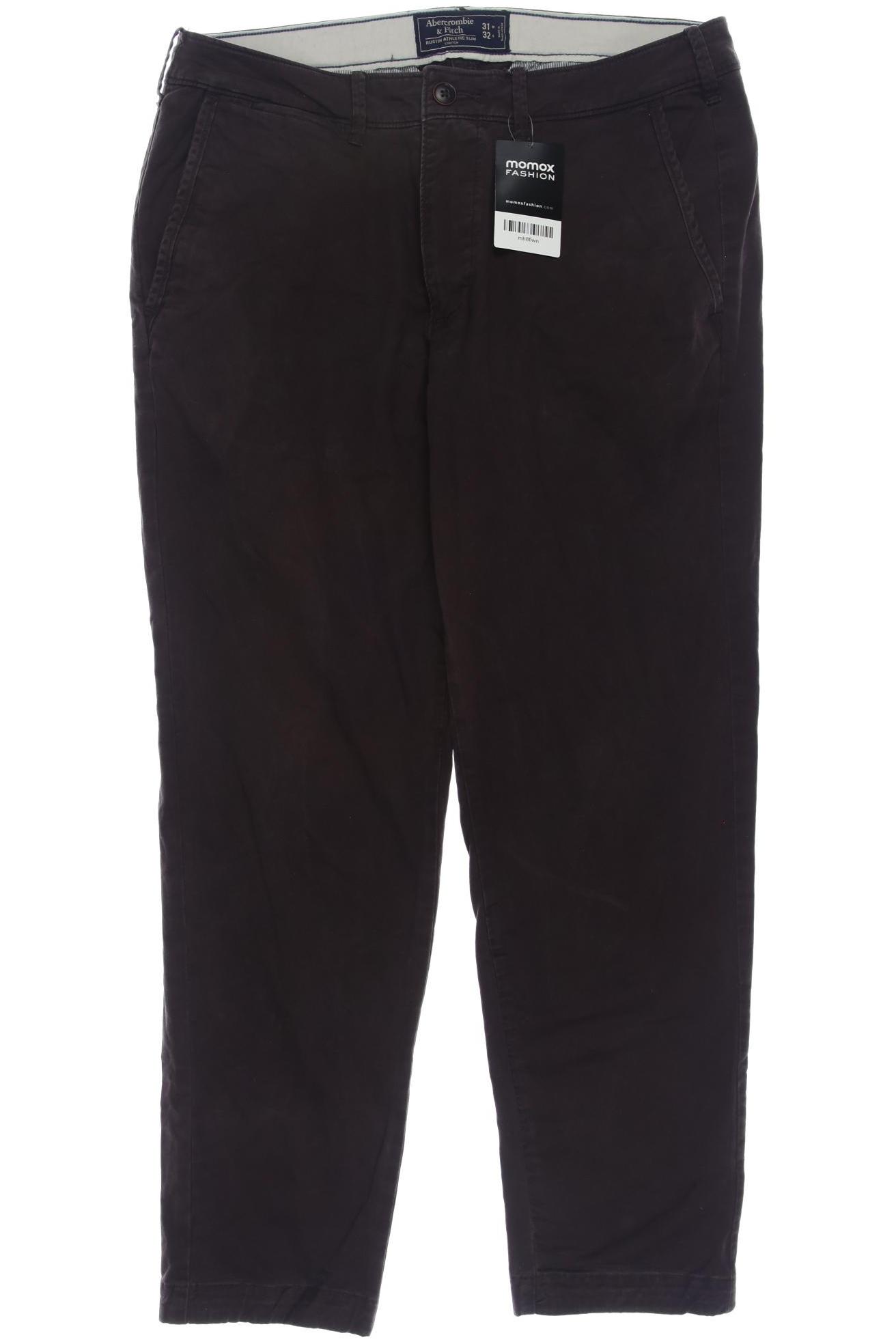 

Abercrombie & Fitch Herren Stoffhose, braun, Gr. 31
