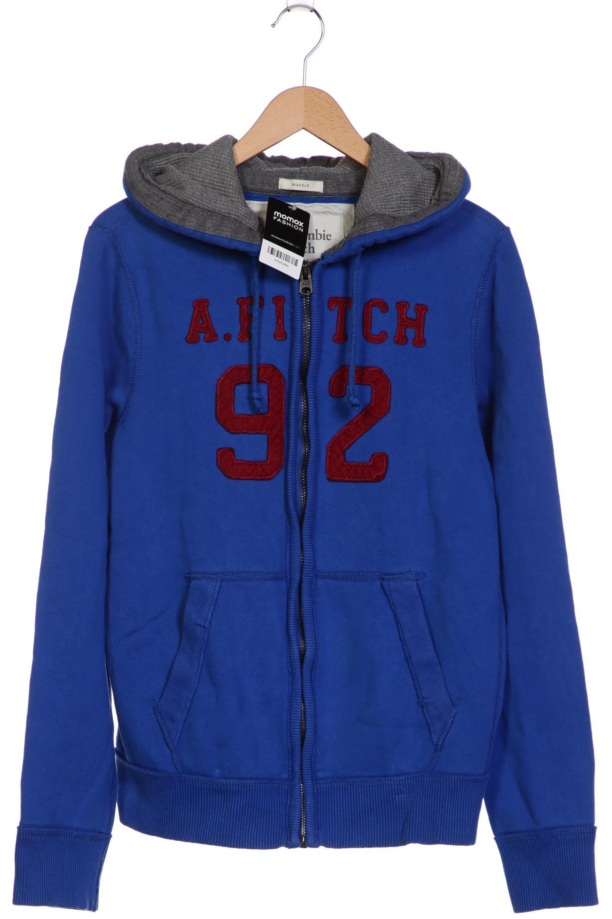 

Abercrombie & Fitch Herren Kapuzenpullover, blau, Gr. 56