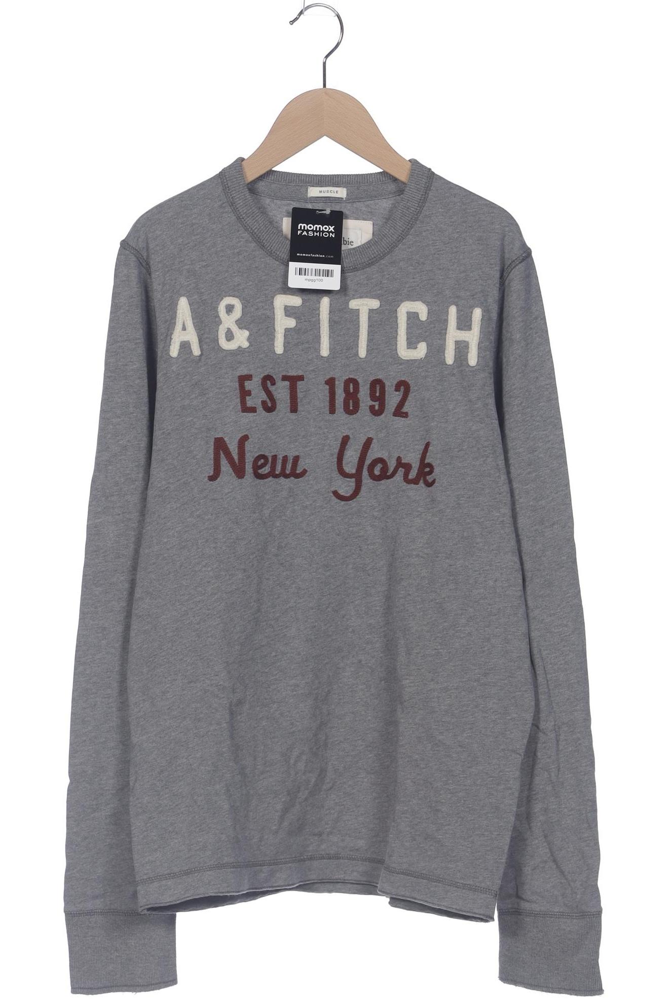 

Abercrombie & Fitch Herren Langarmshirt, grau, Gr. 52
