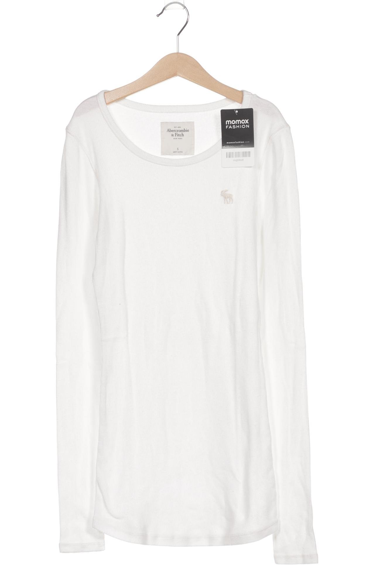 

Abercrombie & Fitch Herren Langarmshirt, weiß, Gr. 46