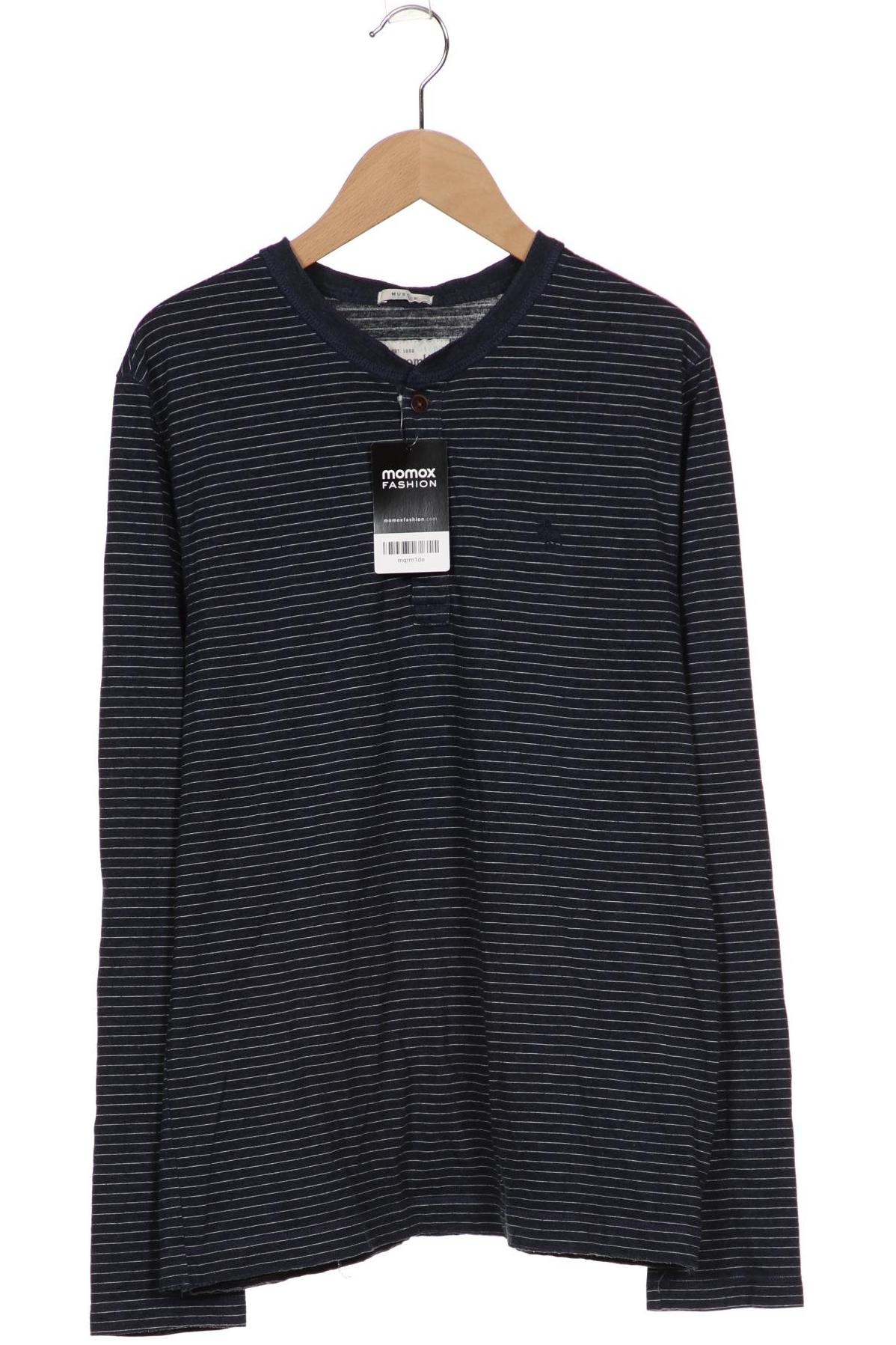 

Abercrombie & Fitch Herren Langarmshirt, marineblau