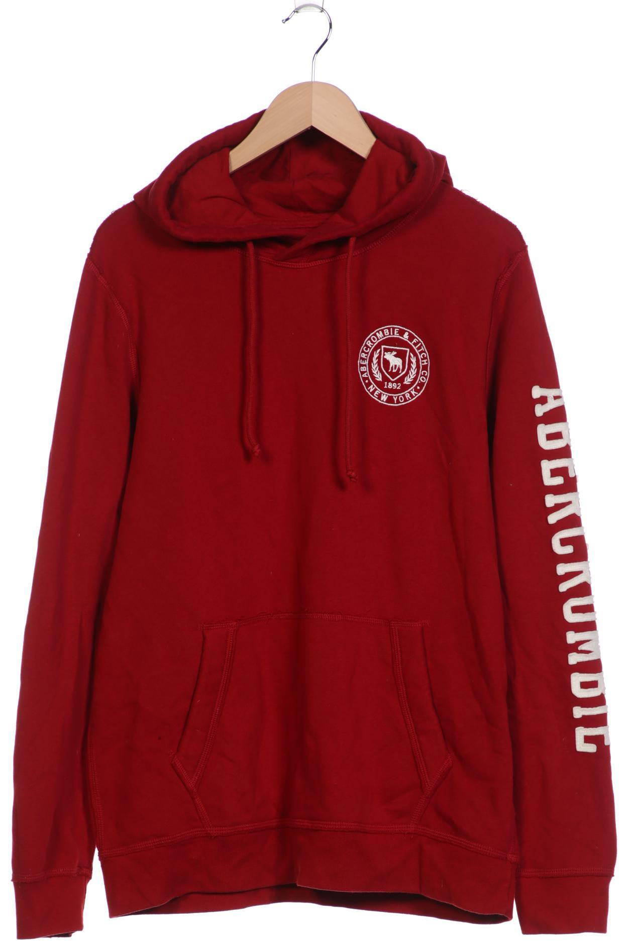 

Abercrombie & Fitch Herren Kapuzenpullover, rot, Gr. 54