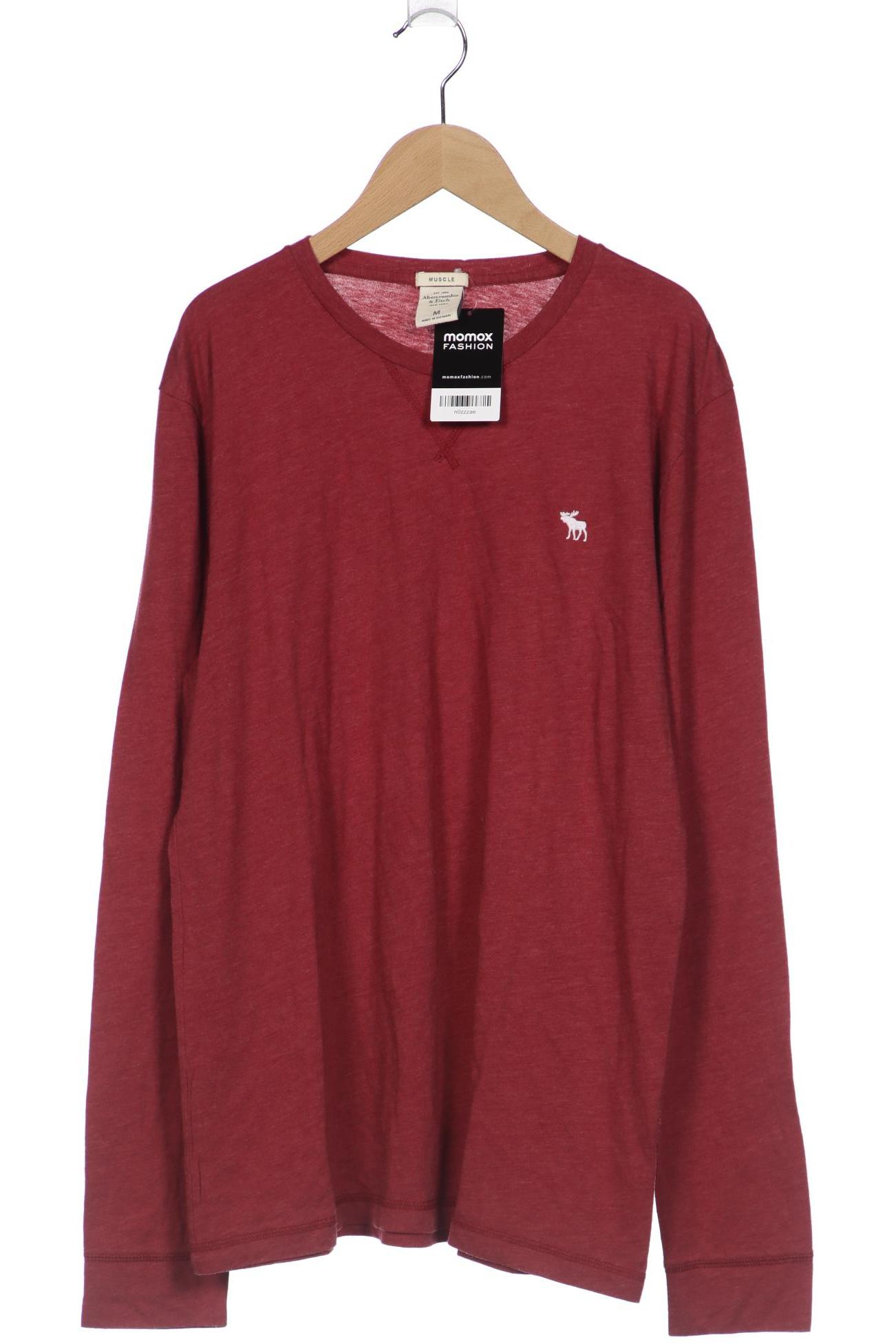 

Abercrombie & Fitch Herren Langarmshirt, rot