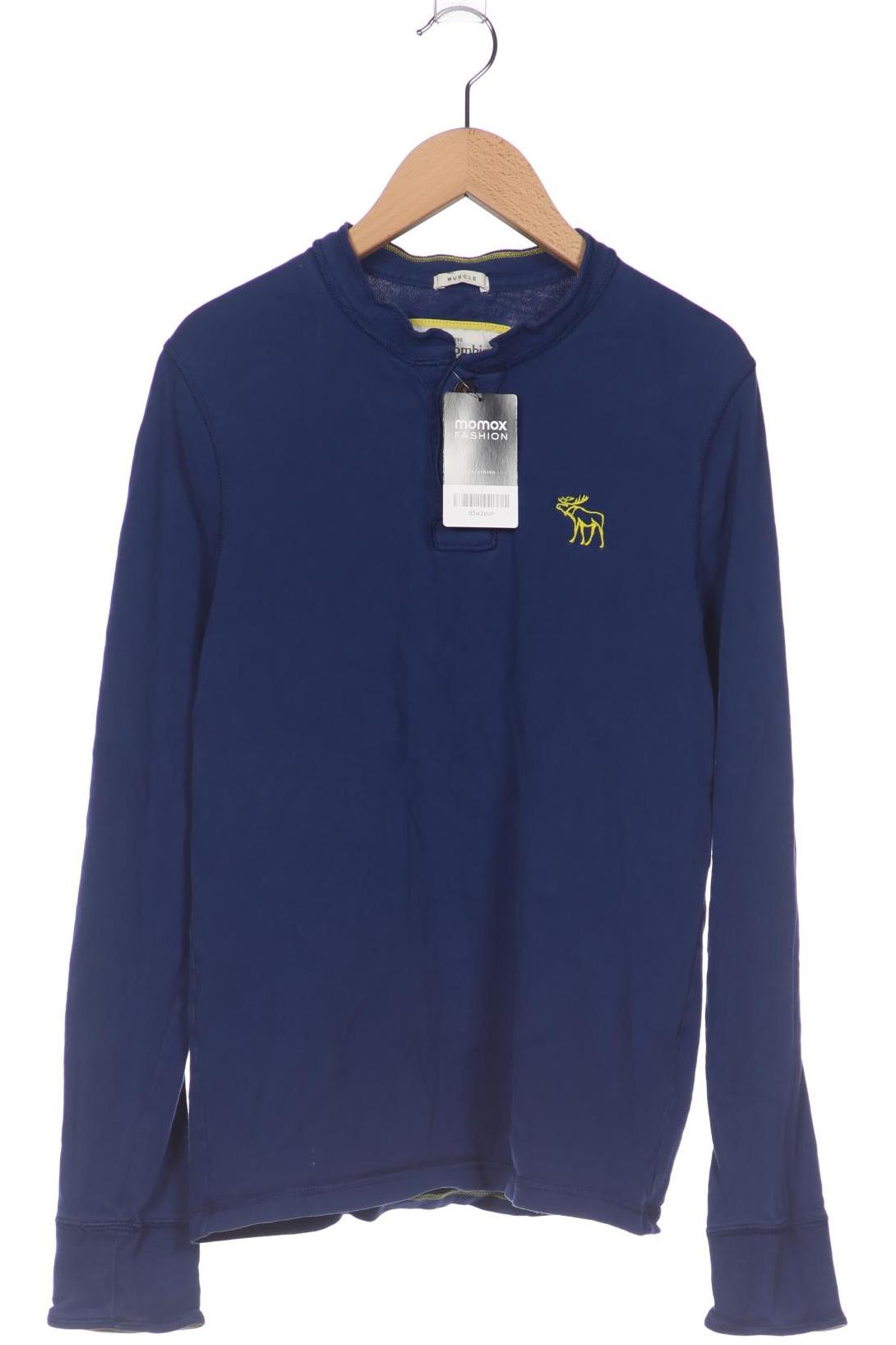 

Abercrombie & Fitch Herren Langarmshirt, marineblau, Gr. 46