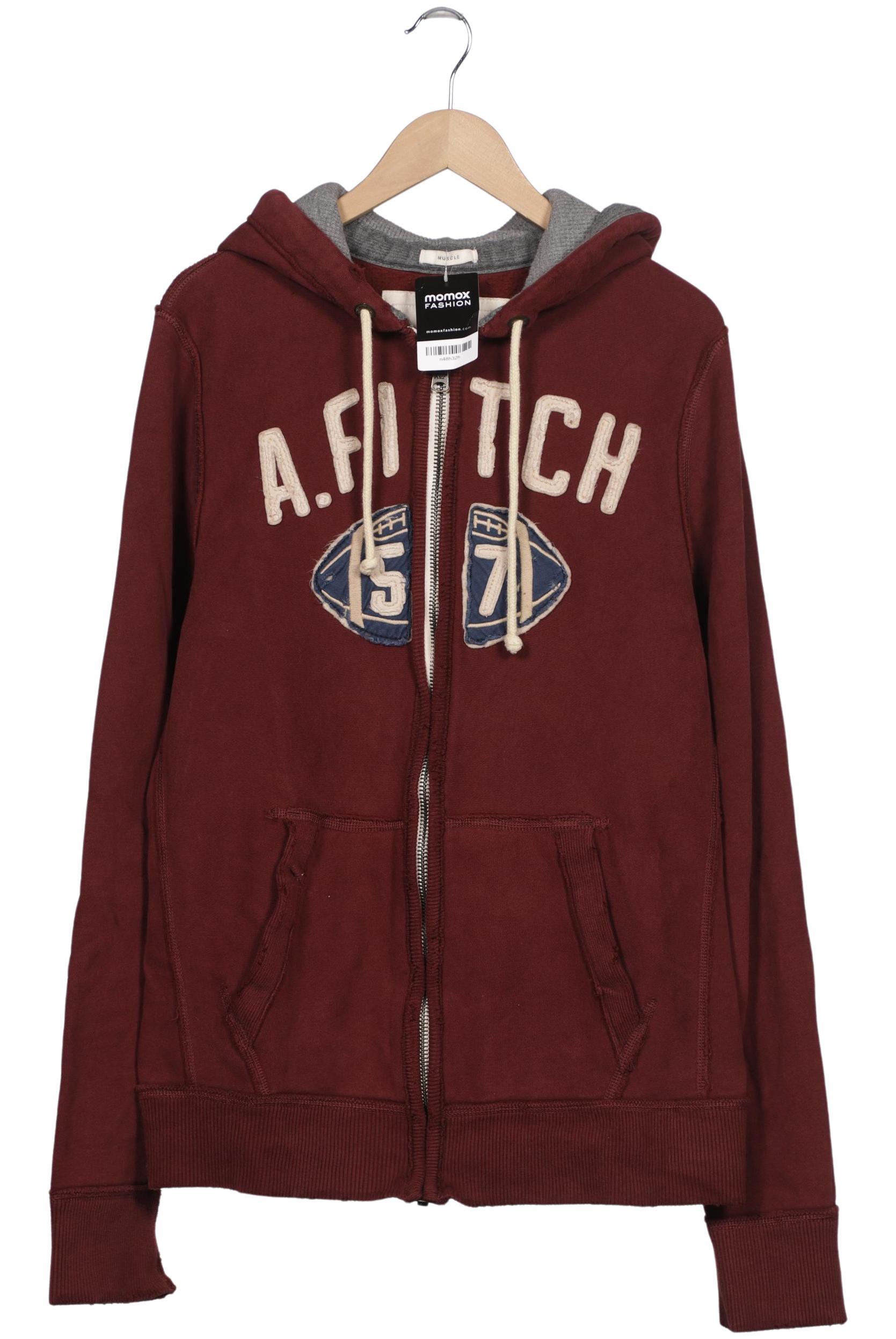

Abercrombie & Fitch Herren Kapuzenpullover, bordeaux, Gr. 56