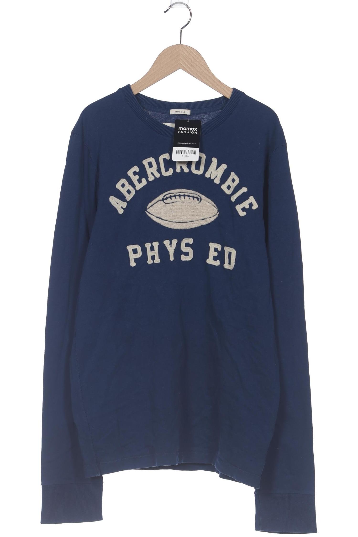 

Abercrombie & Fitch Herren Langarmshirt, blau, Gr. 54