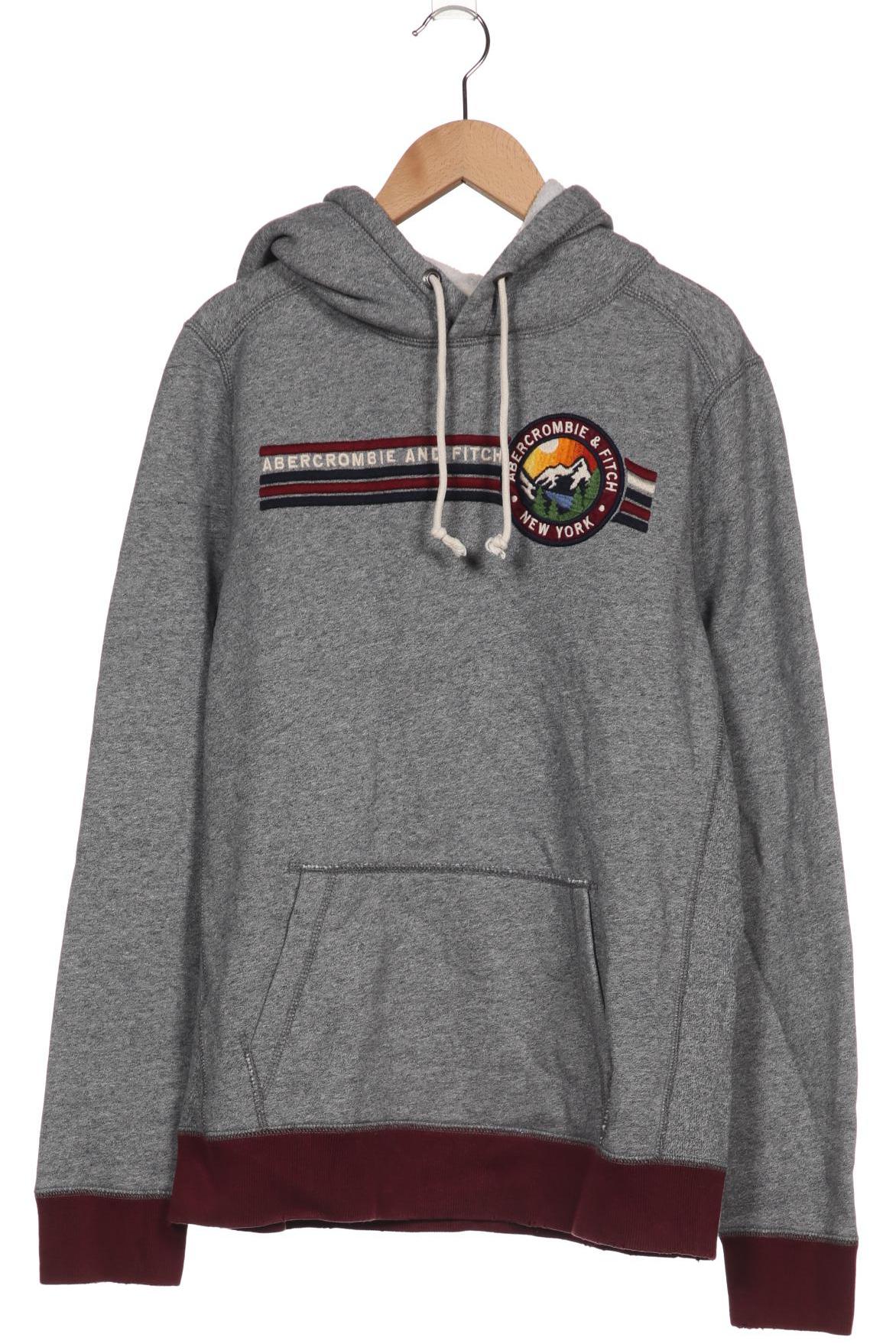 

Abercrombie & Fitch Herren Kapuzenpullover, grau