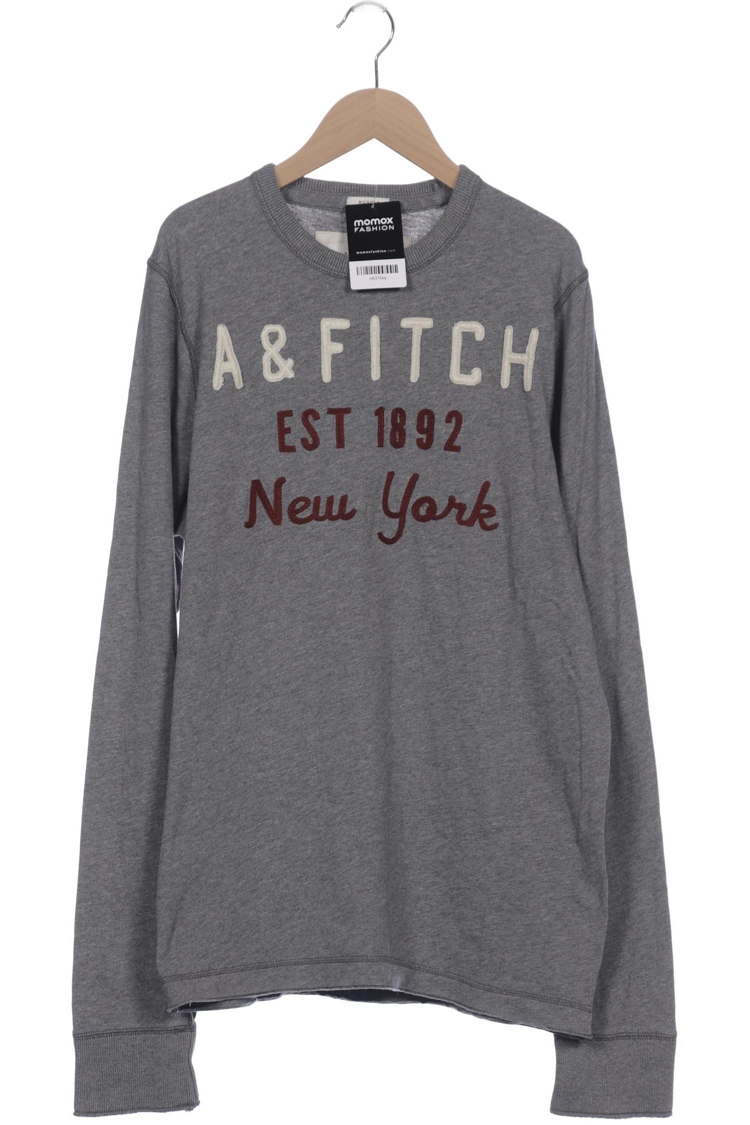 

Abercrombie & Fitch Herren Langarmshirt, grau, Gr. 52
