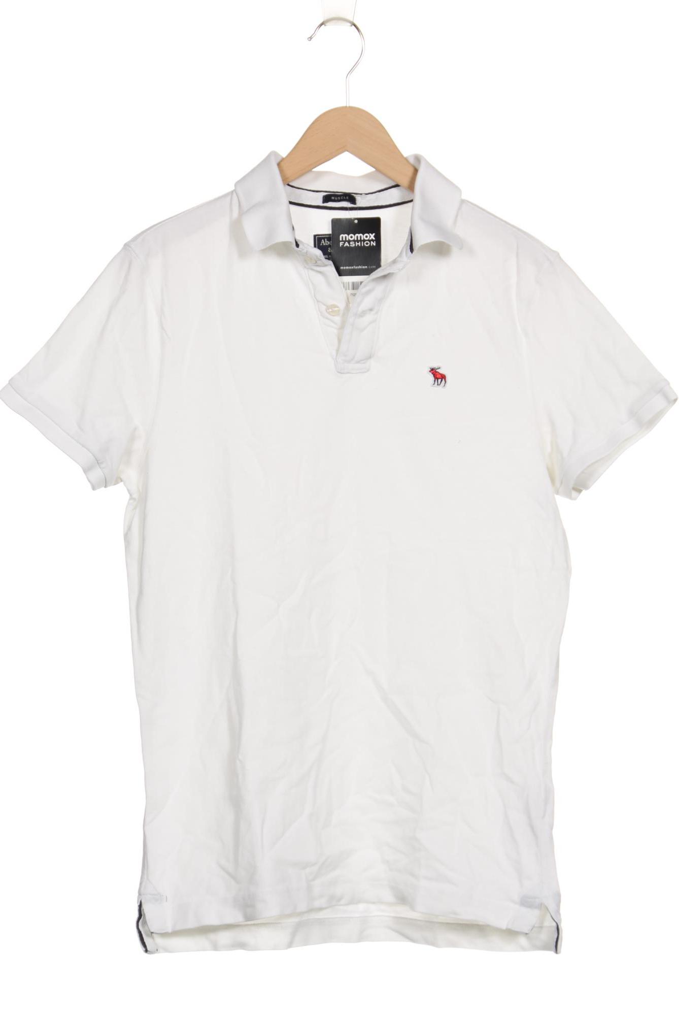 

Abercrombie & Fitch Herren Poloshirt, weiß, Gr. 52