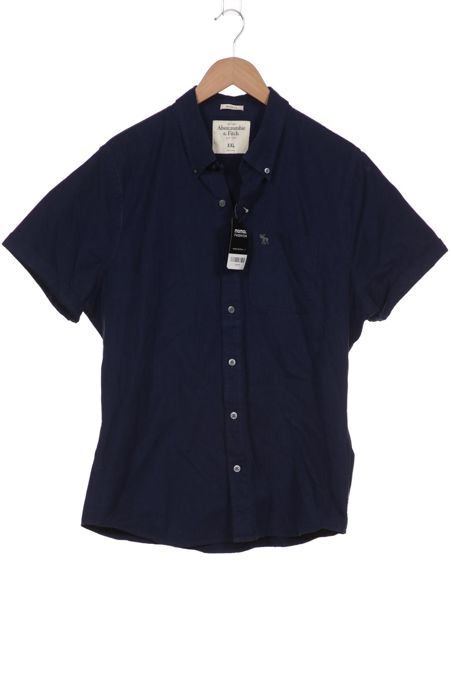 

Abercrombie & Fitch Herren Hemd, marineblau