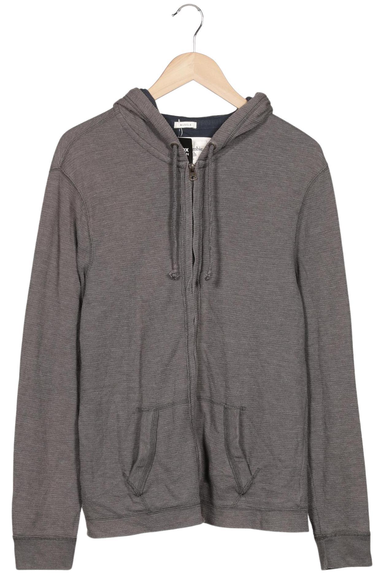 

Abercrombie & Fitch Herren Kapuzenpullover, grau, Gr. 48