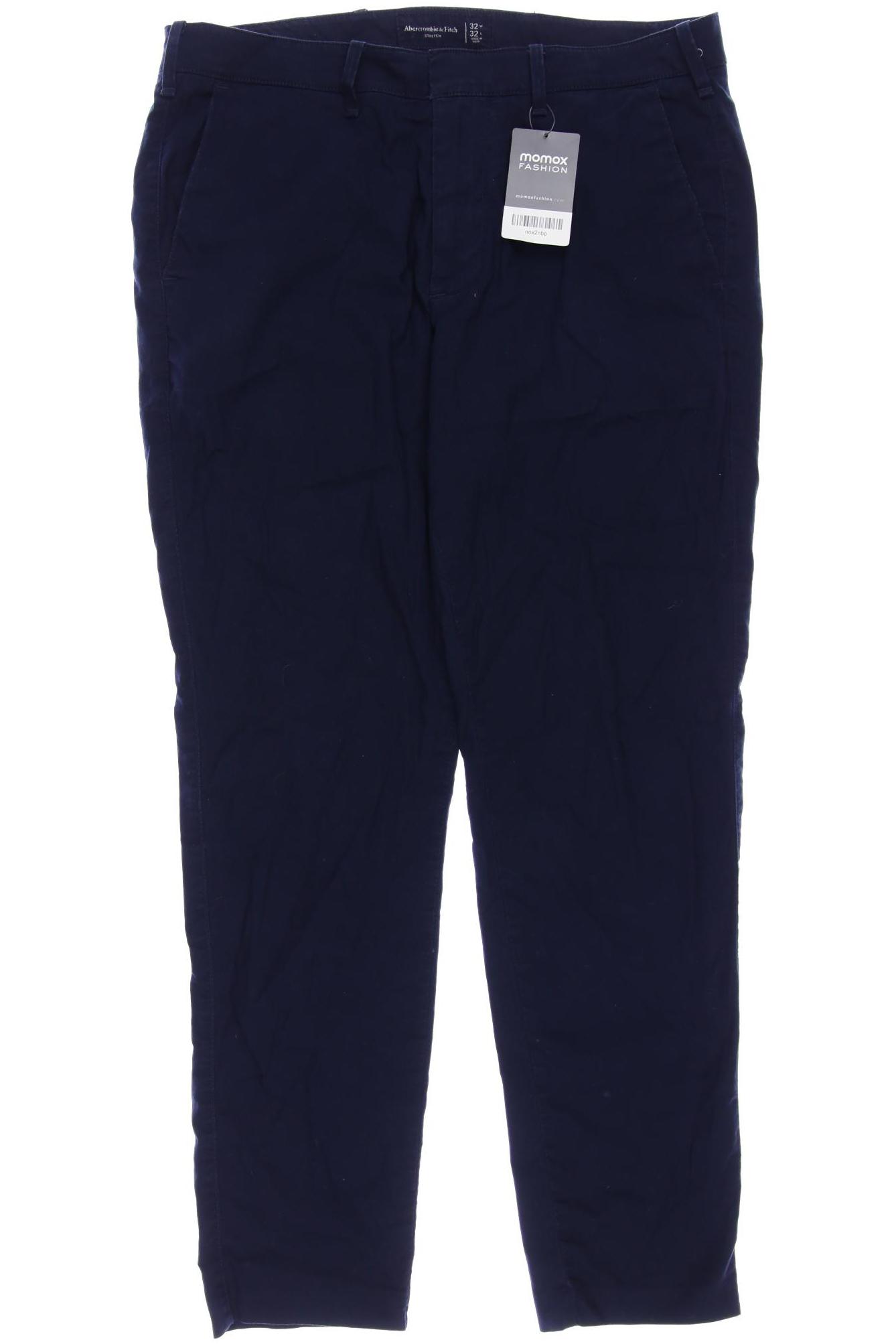 

Abercrombie & Fitch Herren Stoffhose, marineblau