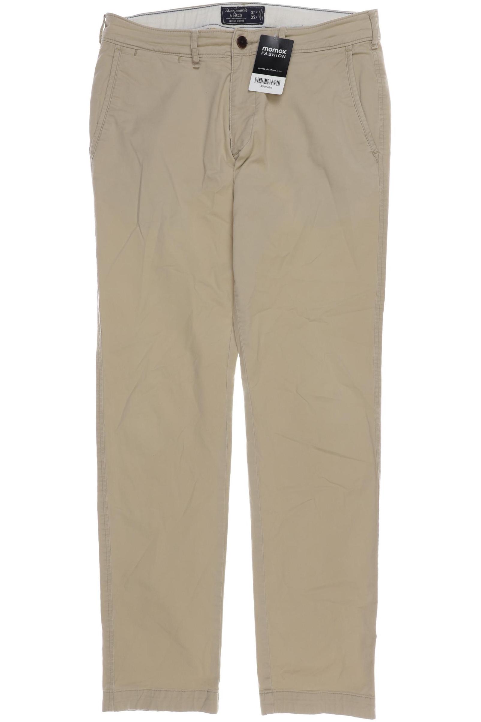 

Abercrombie & Fitch Herren Stoffhose, beige, Gr. 31