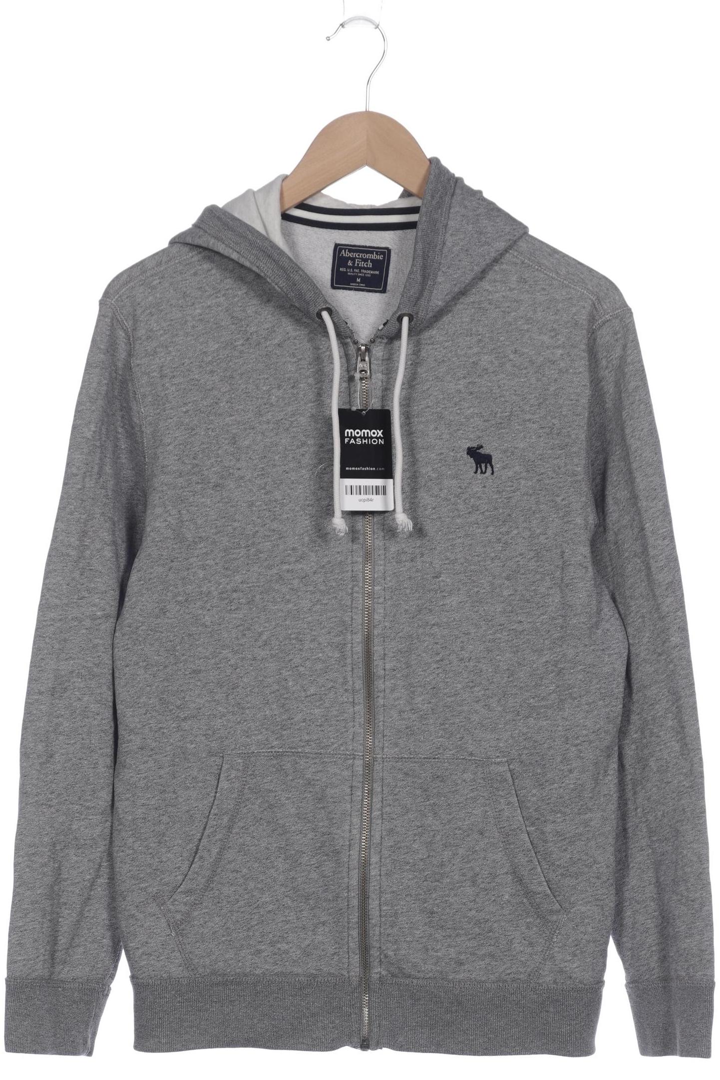 

Abercrombie & Fitch Herren Kapuzenpullover, grau, Gr. 48