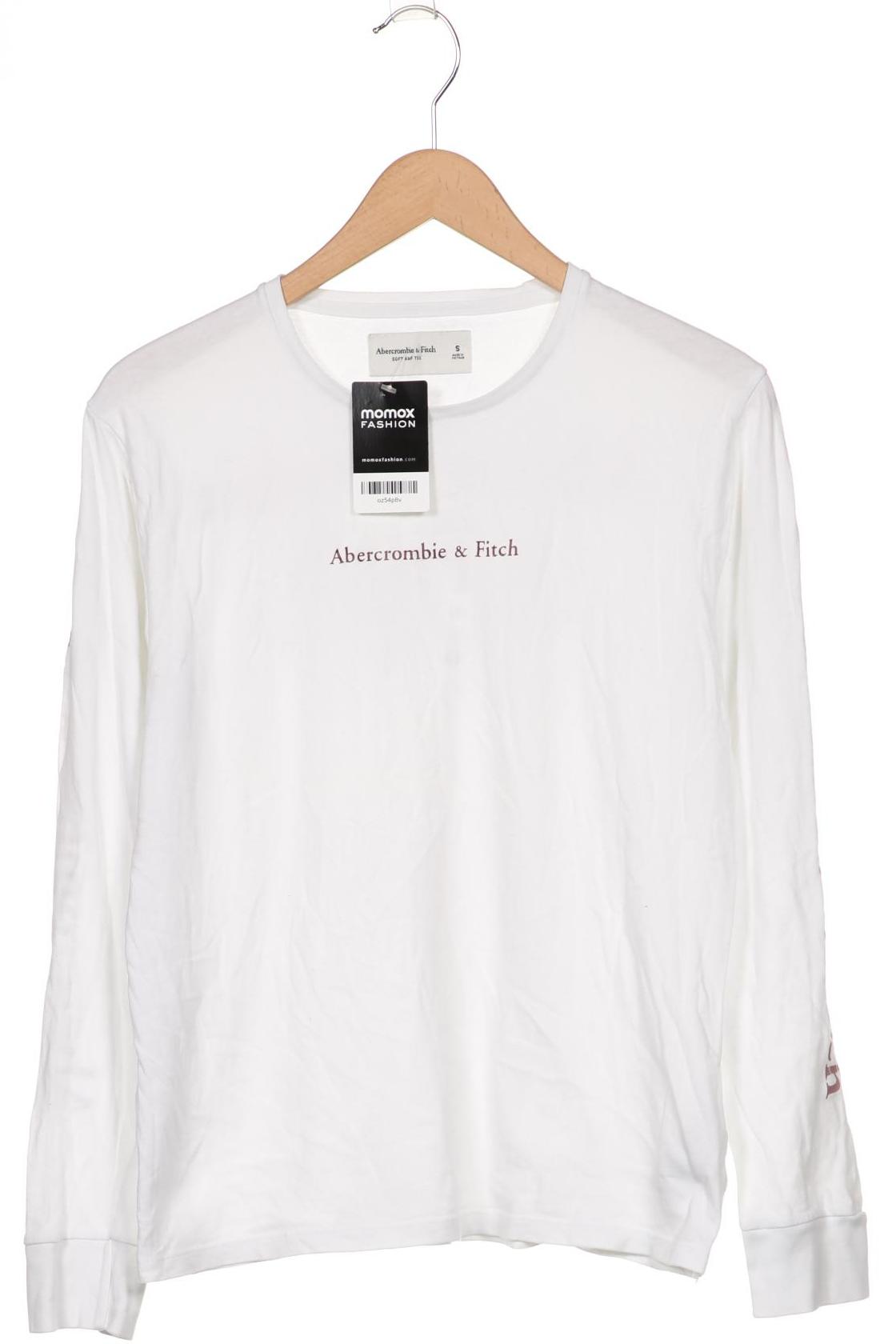 

Abercrombie & Fitch Herren Langarmshirt, weiß