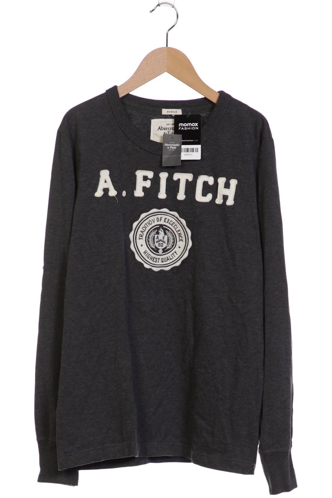 

Abercrombie & Fitch Herren Langarmshirt, grau, Gr. 48