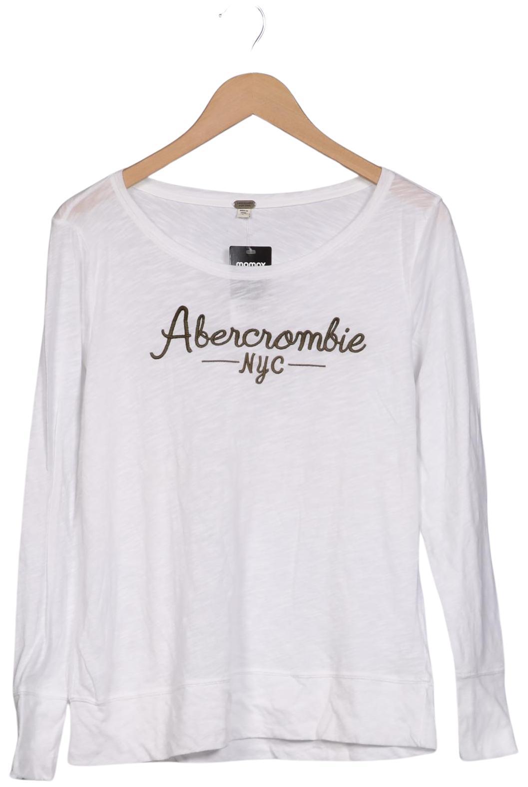 

Abercrombie & Fitch Herren Langarmshirt, weiß, Gr. 52