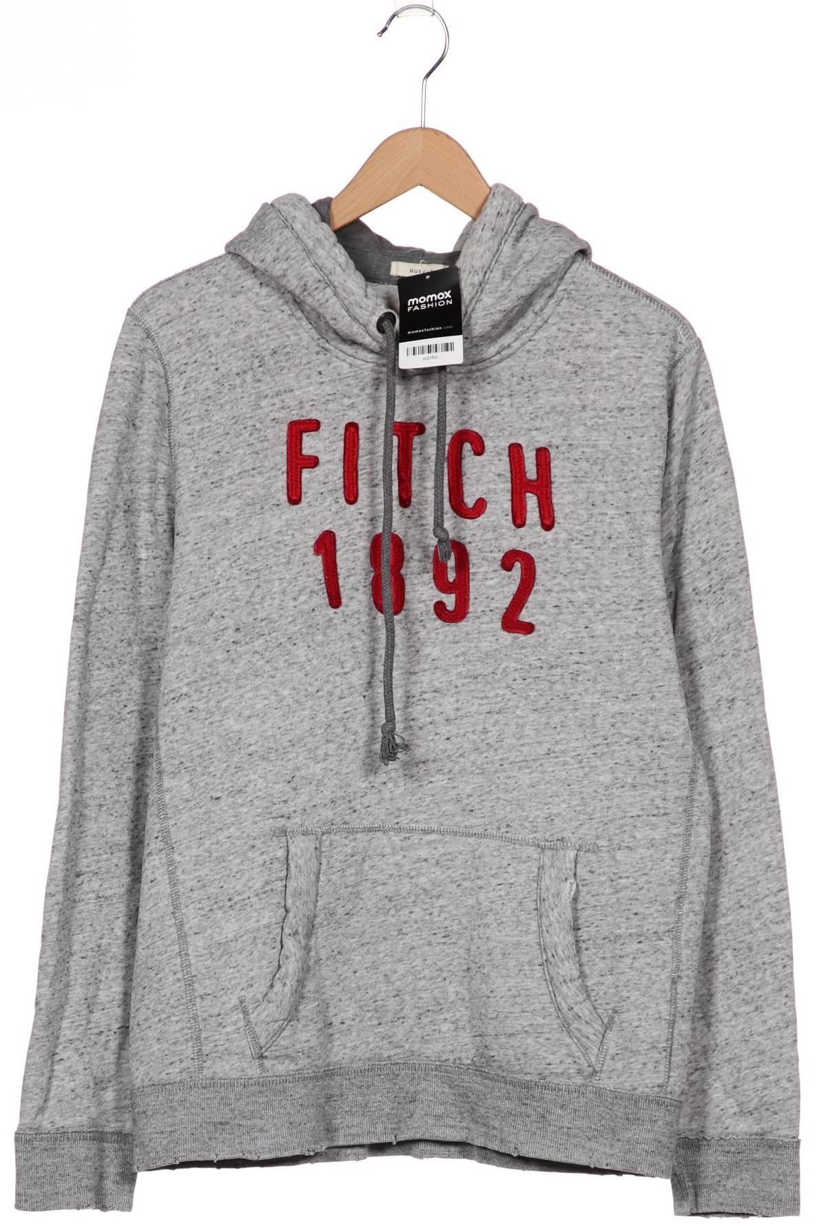 

Abercrombie & Fitch Herren Kapuzenpullover, grau