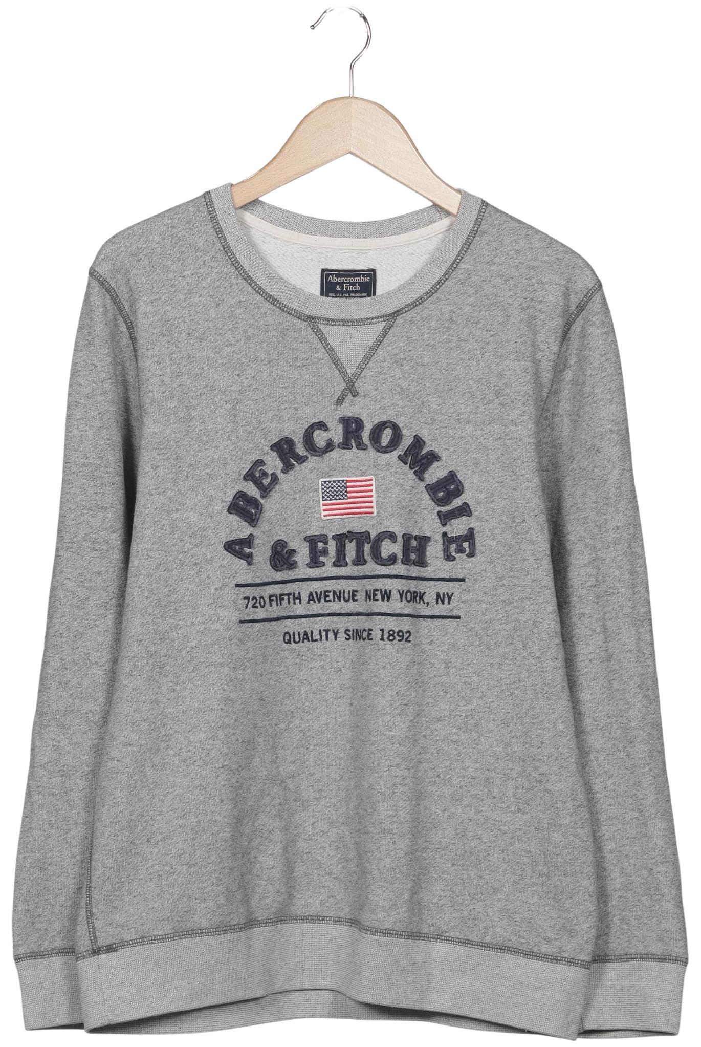 

Abercrombie & Fitch Herren Sweatshirt, grau, Gr. 48