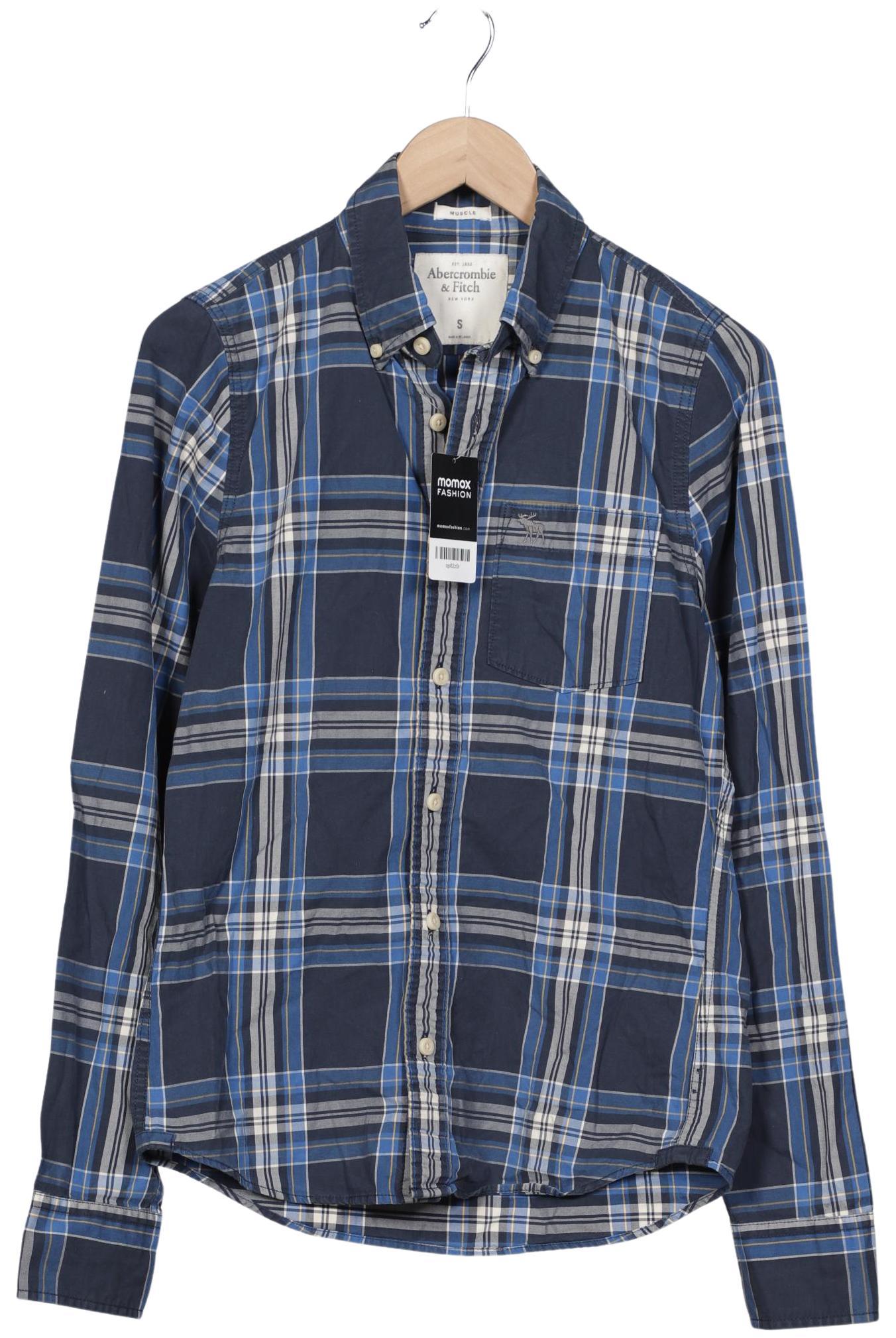 

Abercrombie & Fitch Herren Hemd, marineblau, Gr. 46
