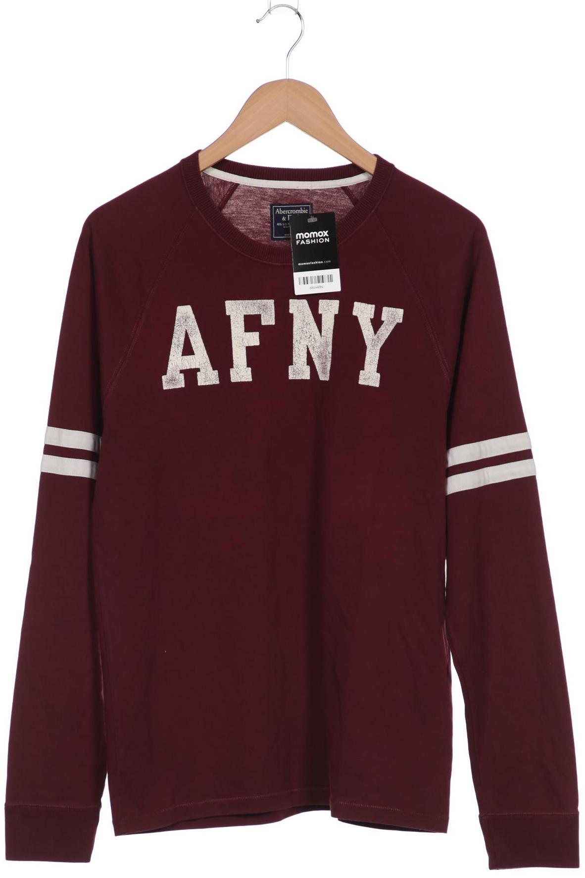 

Abercrombie & Fitch Herren Langarmshirt, bordeaux