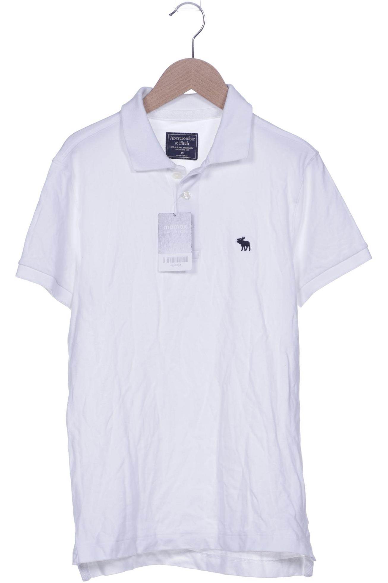 

Abercrombie & Fitch Herren Poloshirt, weiß, Gr. 44