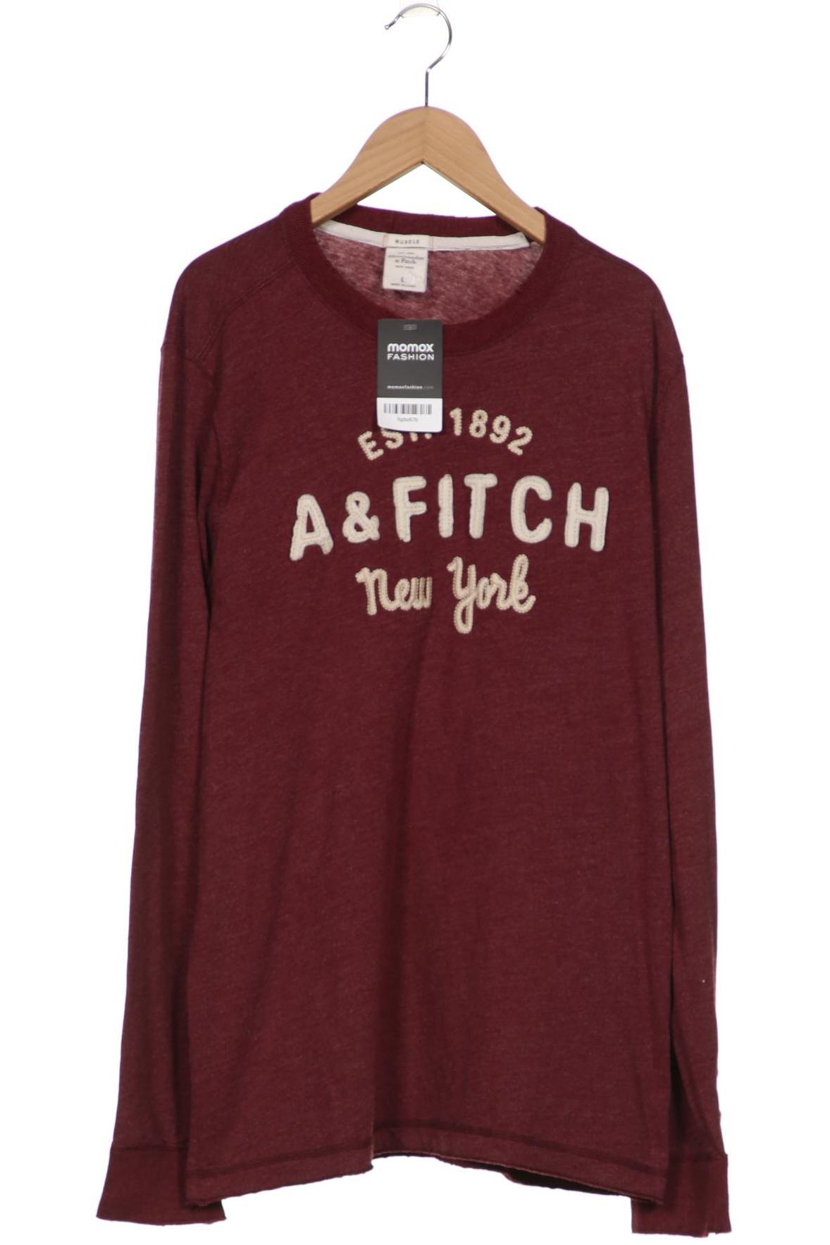 

Abercrombie & Fitch Herren Langarmshirt, bordeaux