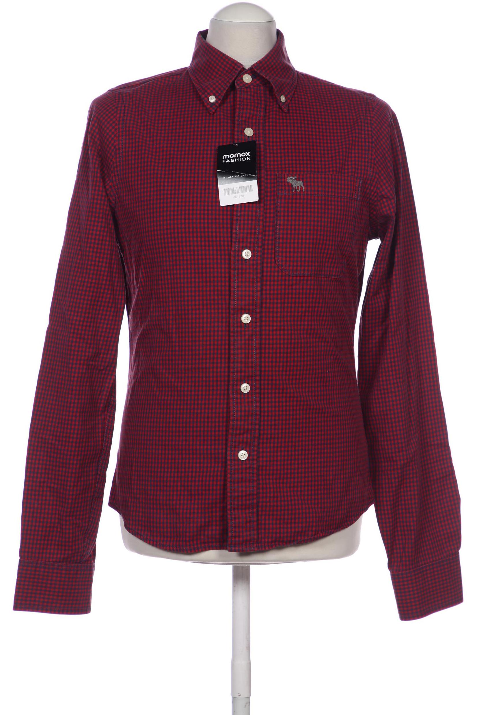 

Abercrombie & Fitch Herren Hemd, bordeaux, Gr. 46