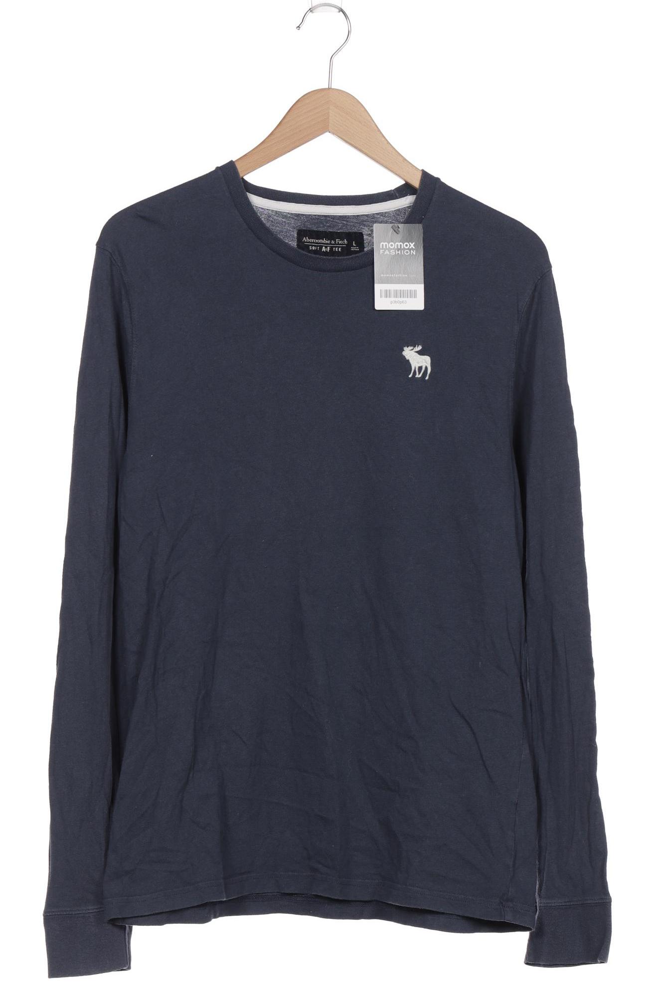

Abercrombie & Fitch Herren Langarmshirt, marineblau