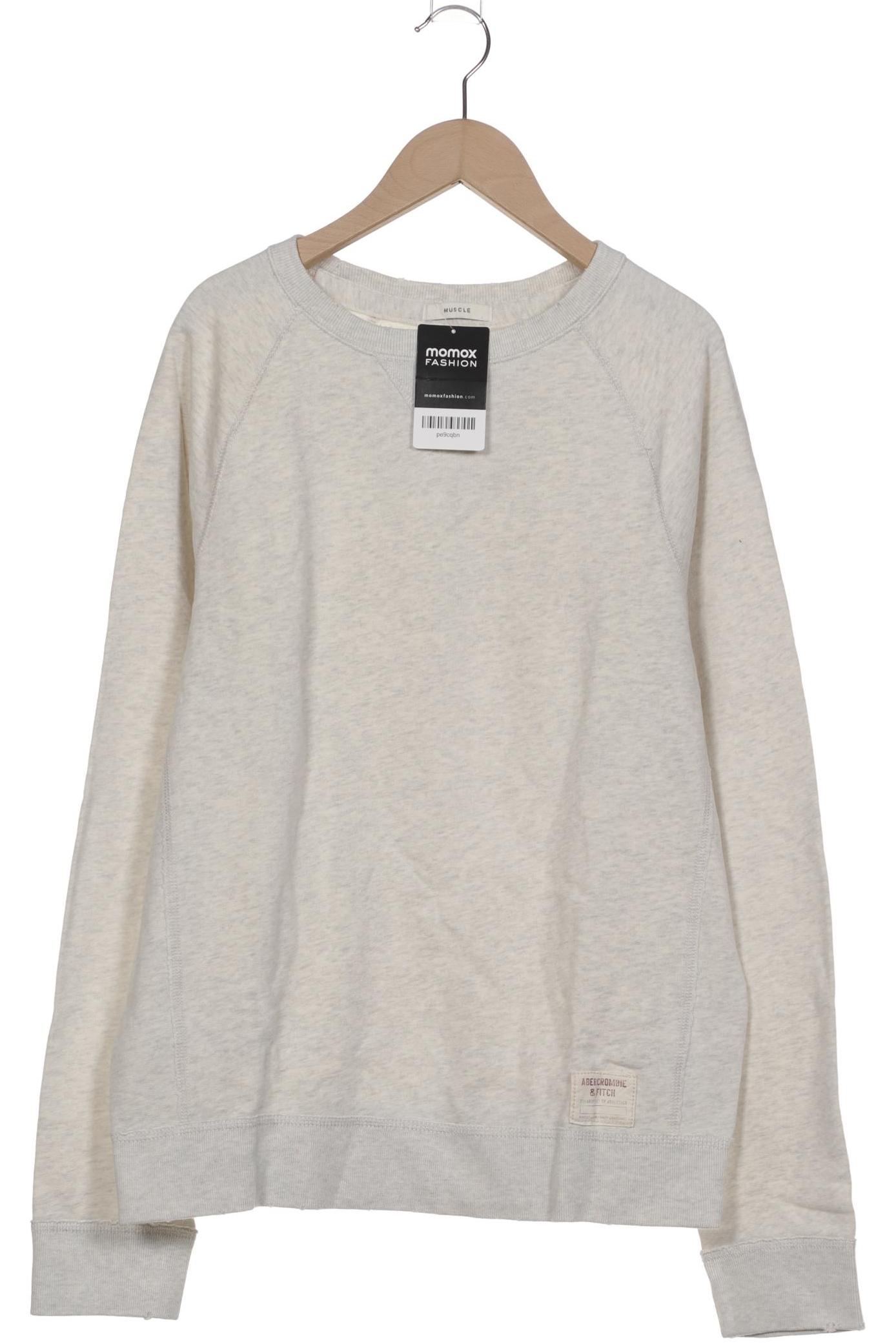 

Abercrombie & Fitch Herren Sweatshirt, cremeweiß, Gr. 48