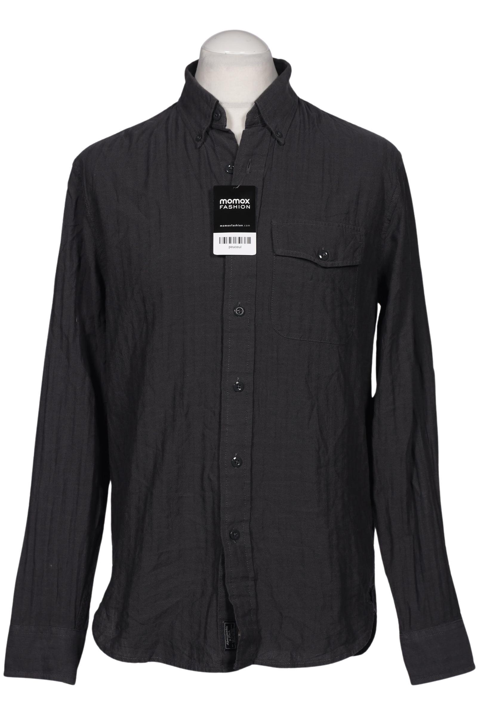 

Abercrombie & Fitch Herren Hemd, schwarz, Gr. 48