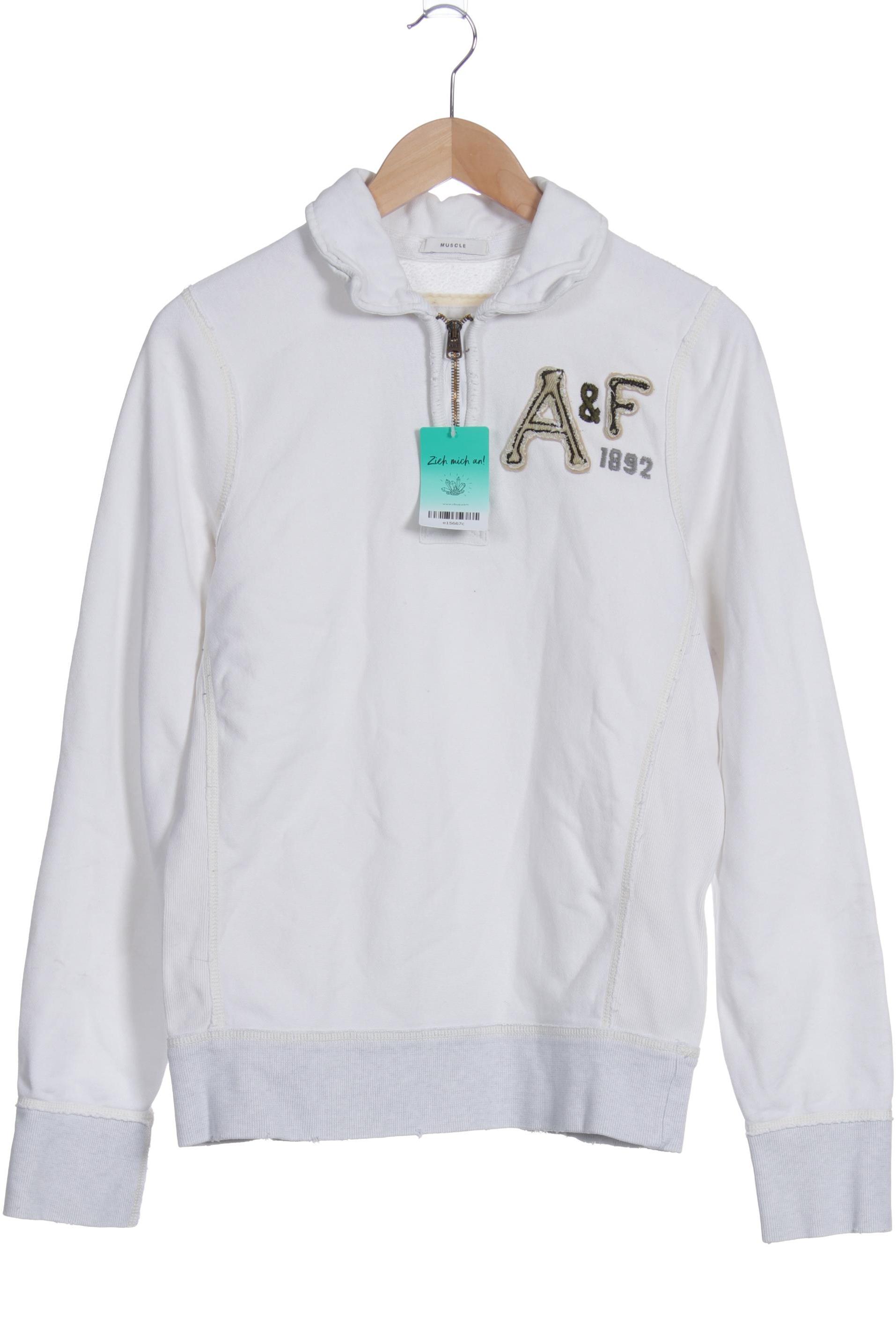 

Abercrombie & Fitch Herren Sweatshirt, weiß, Gr. 46