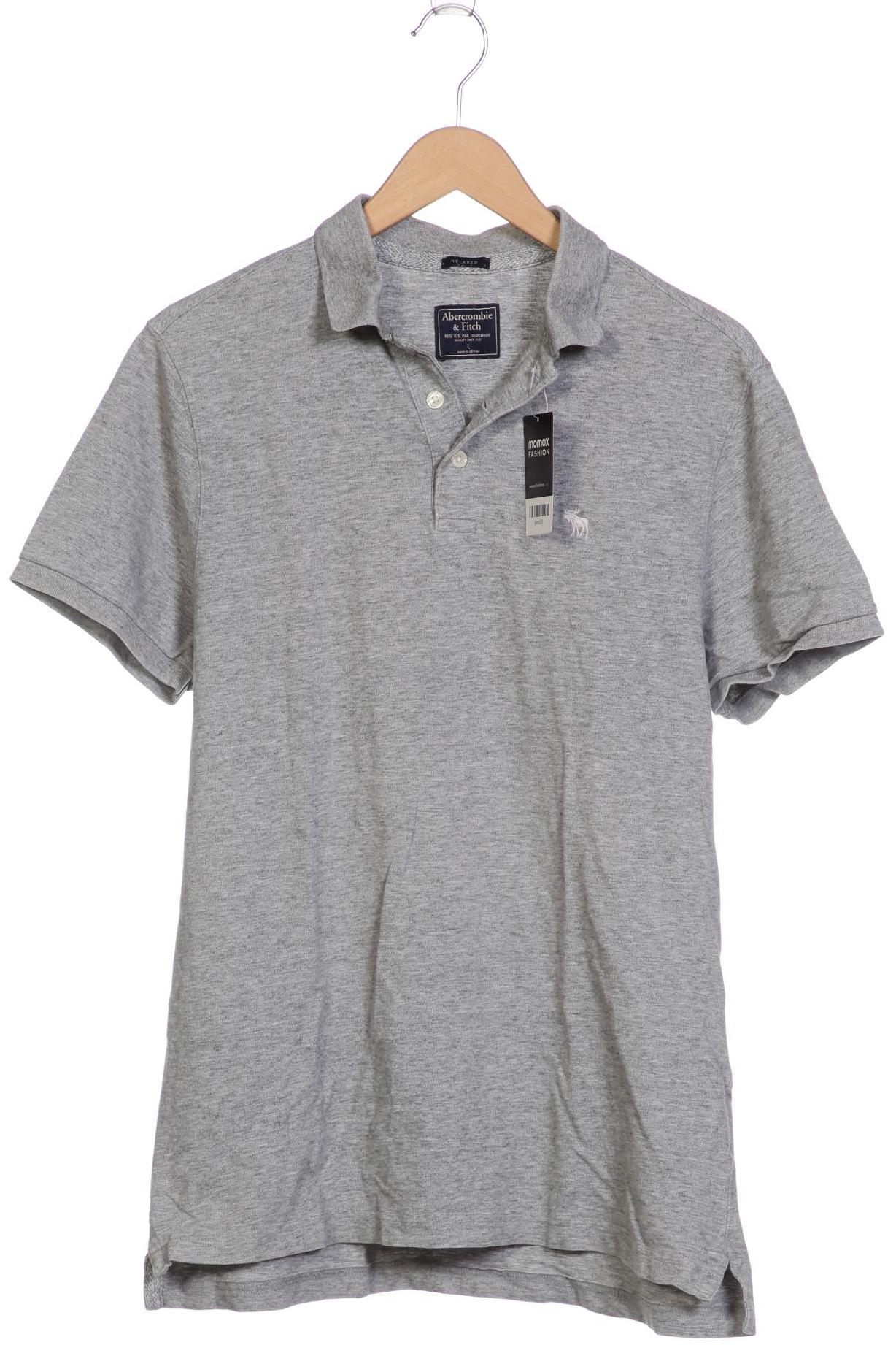 

Abercrombie & Fitch Herren Poloshirt, grau