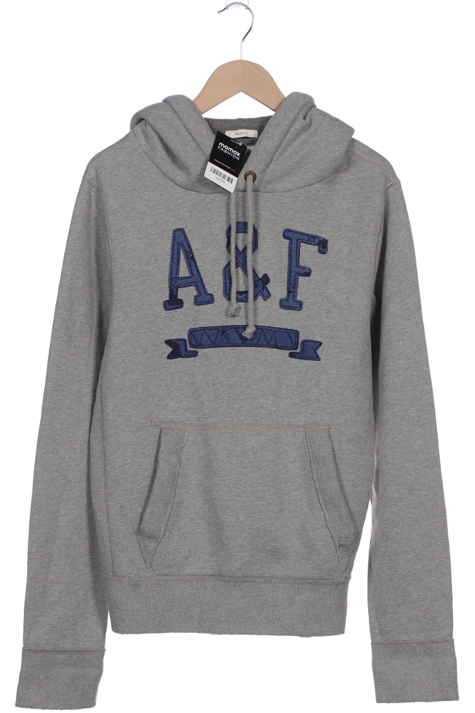 

Abercrombie & Fitch Herren Kapuzenpullover, grau, Gr. 54