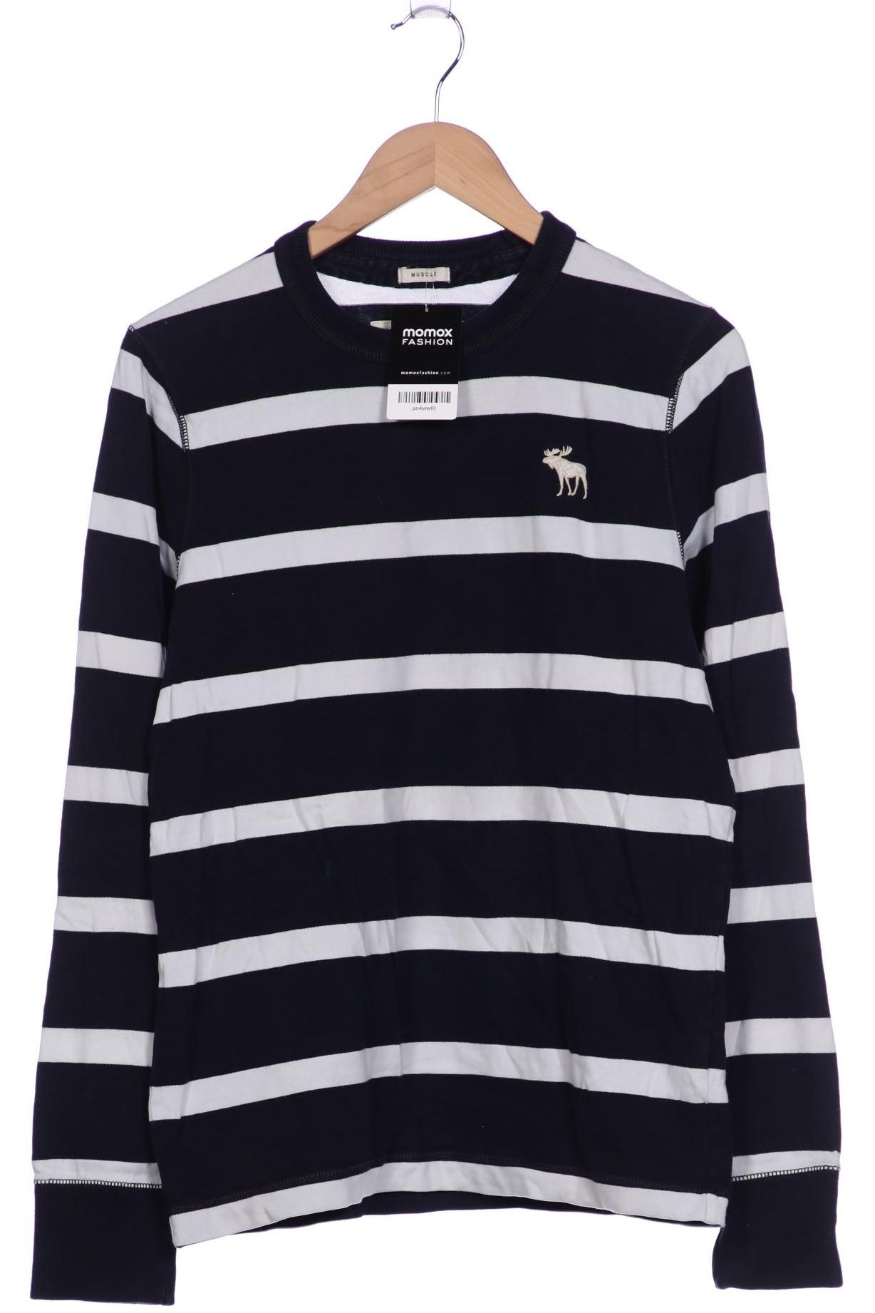 

Abercrombie & Fitch Herren Langarmshirt, marineblau, Gr. 48