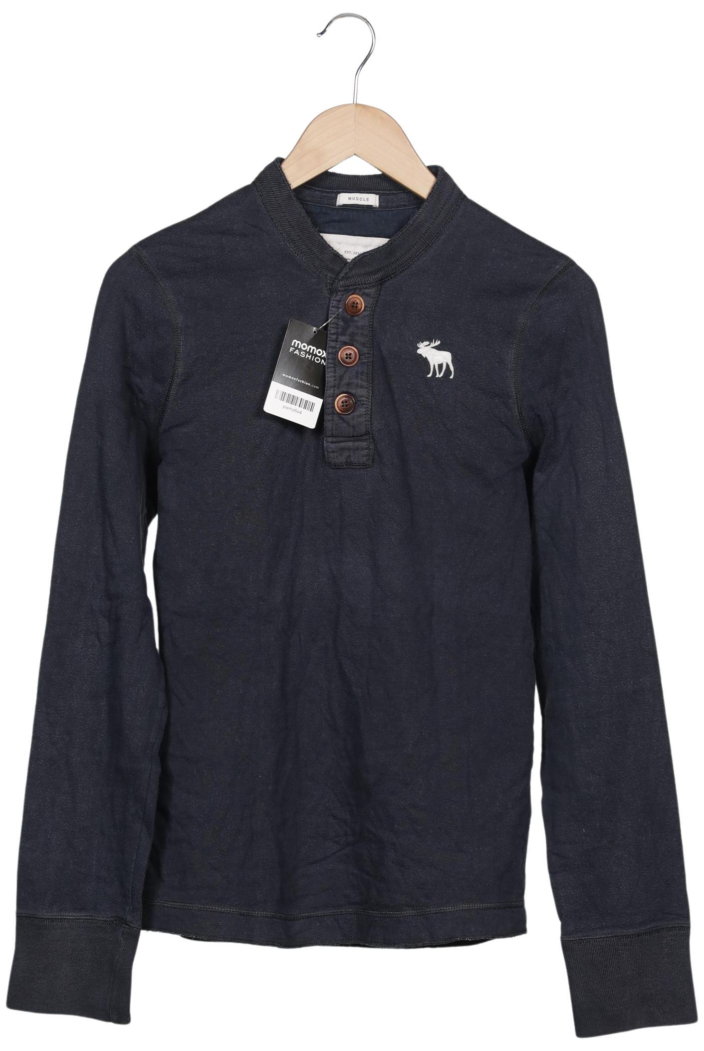

Abercrombie & Fitch Herren Langarmshirt, marineblau, Gr. 48