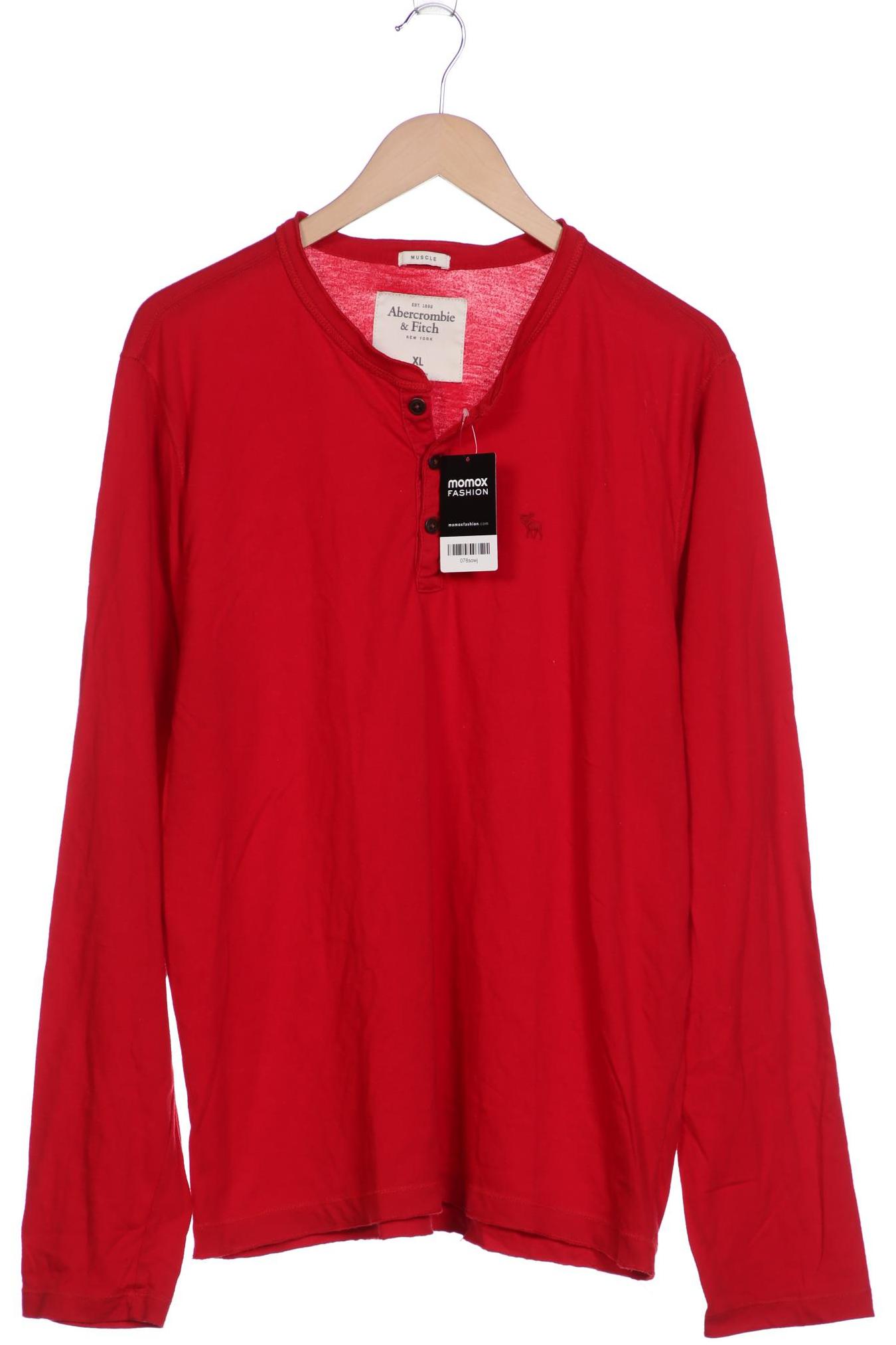 

Abercrombie & Fitch Herren Langarmshirt, rot, Gr. 54