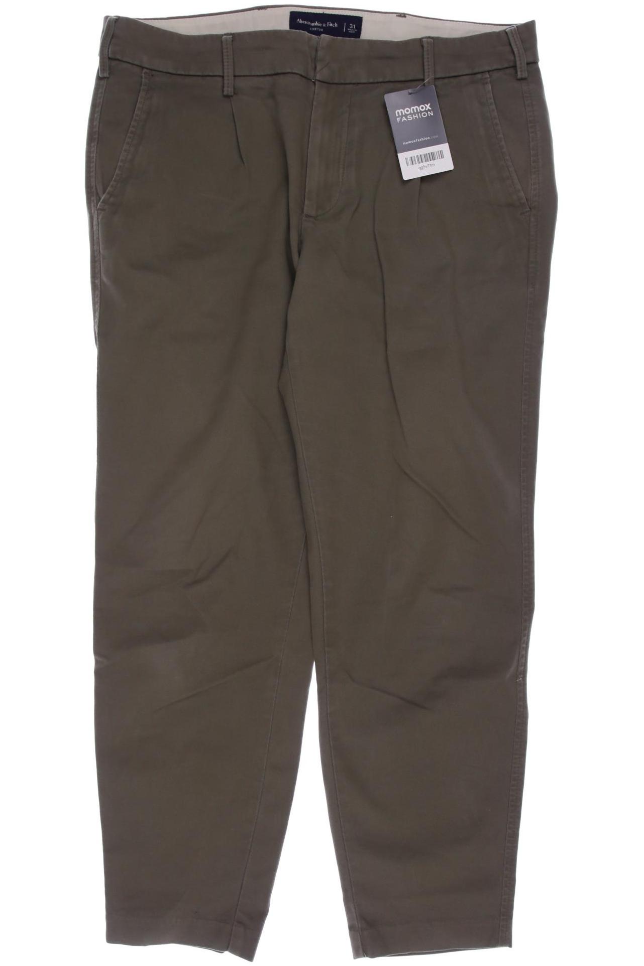 

Abercrombie & Fitch Herren Stoffhose, grün, Gr. 31