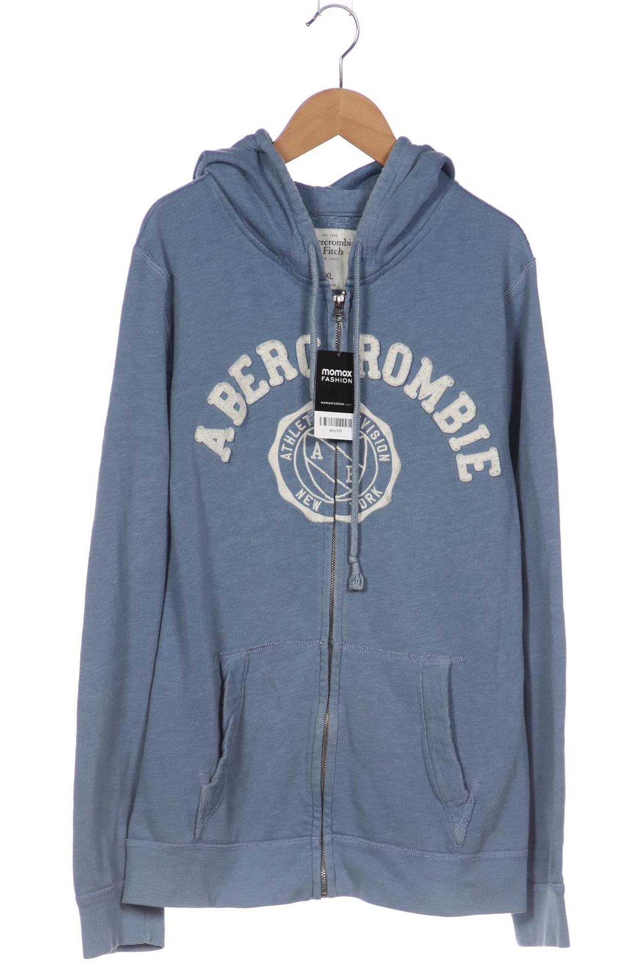 

Abercrombie & Fitch Herren Kapuzenpullover, hellblau, Gr. 54