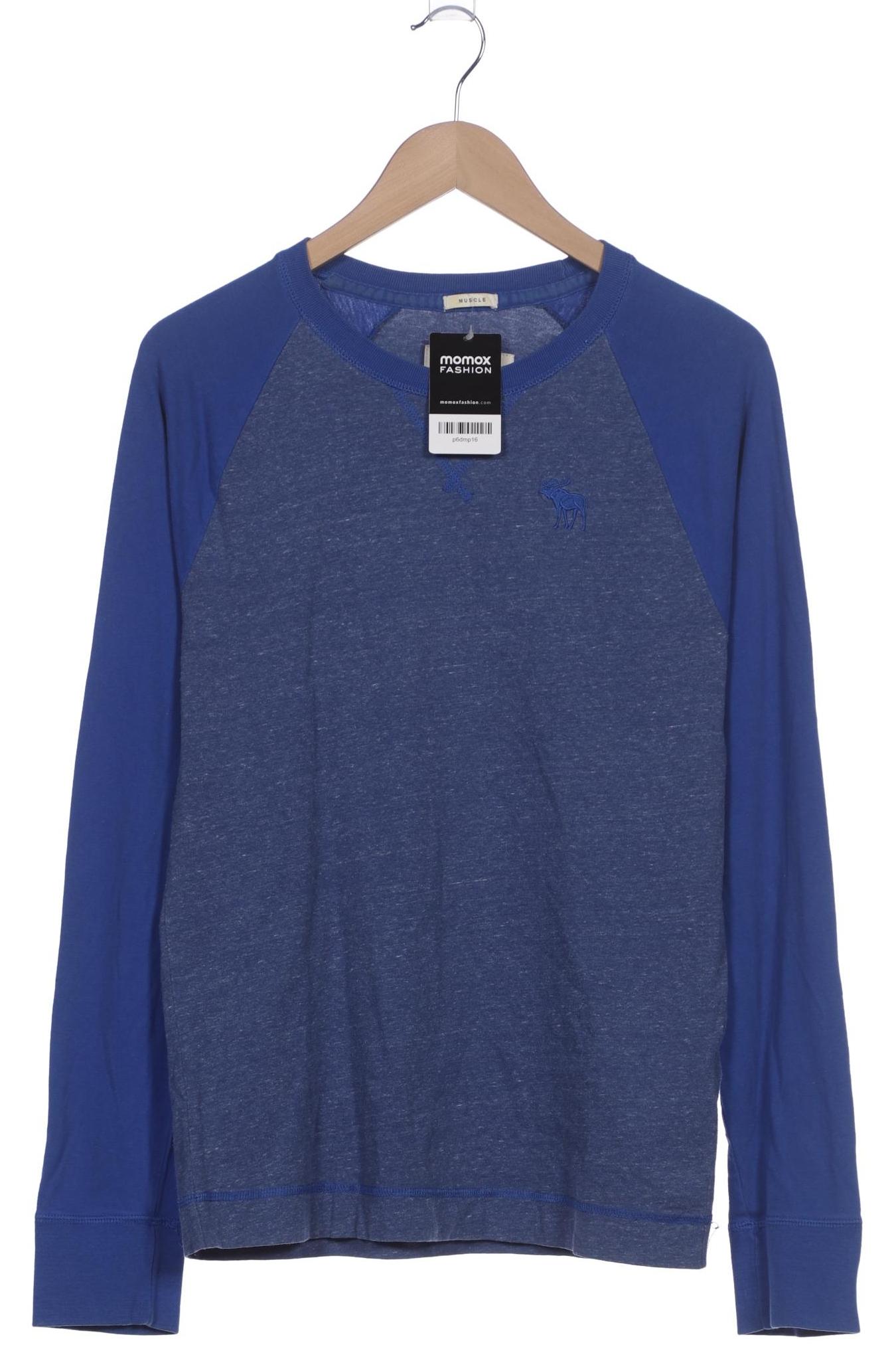 Thumbnail - Abercrombie &amp; Fitch Herren Langarmshirt, blau, Gr. 52