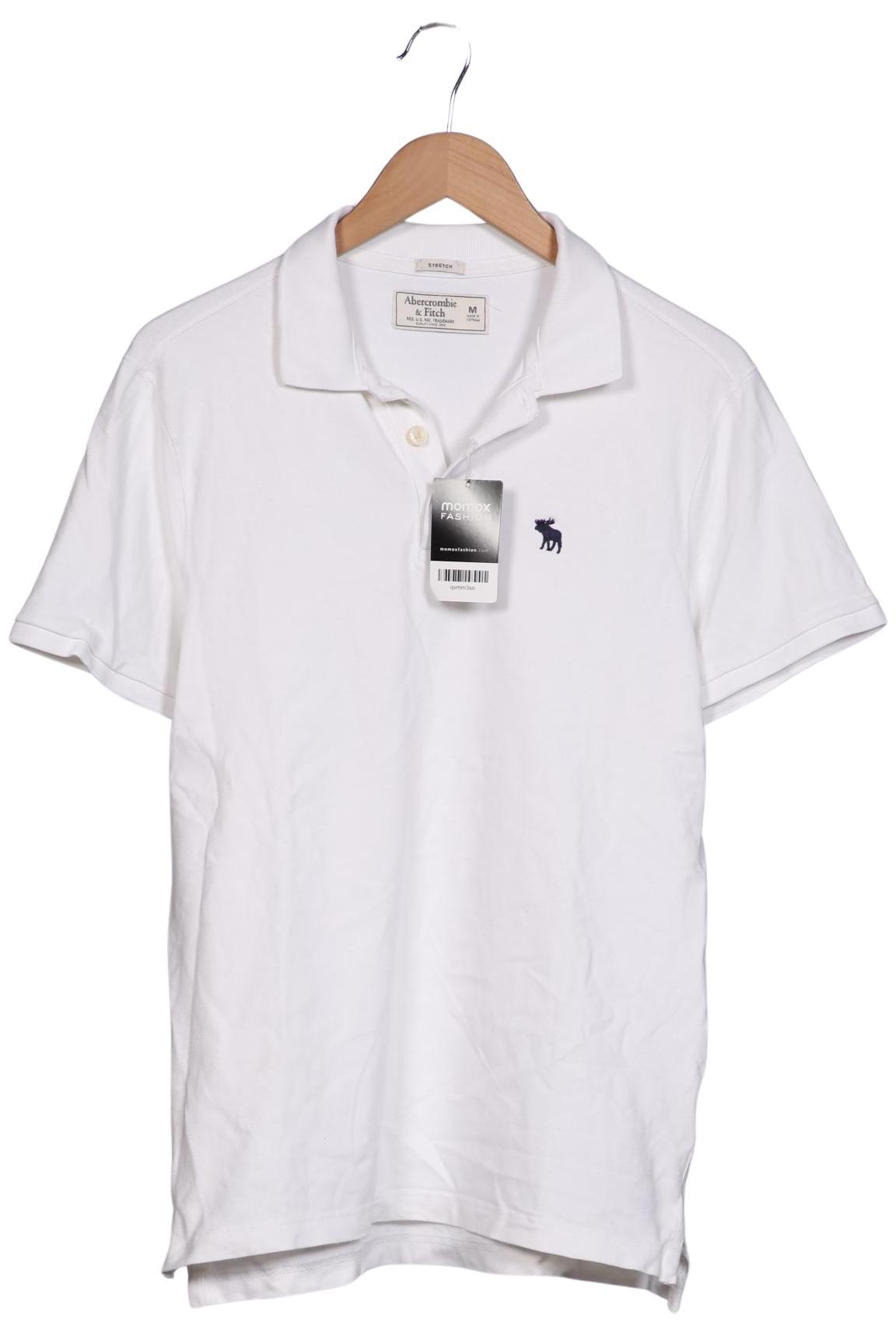 

Abercrombie & Fitch Herren Poloshirt, weiß, Gr. 48