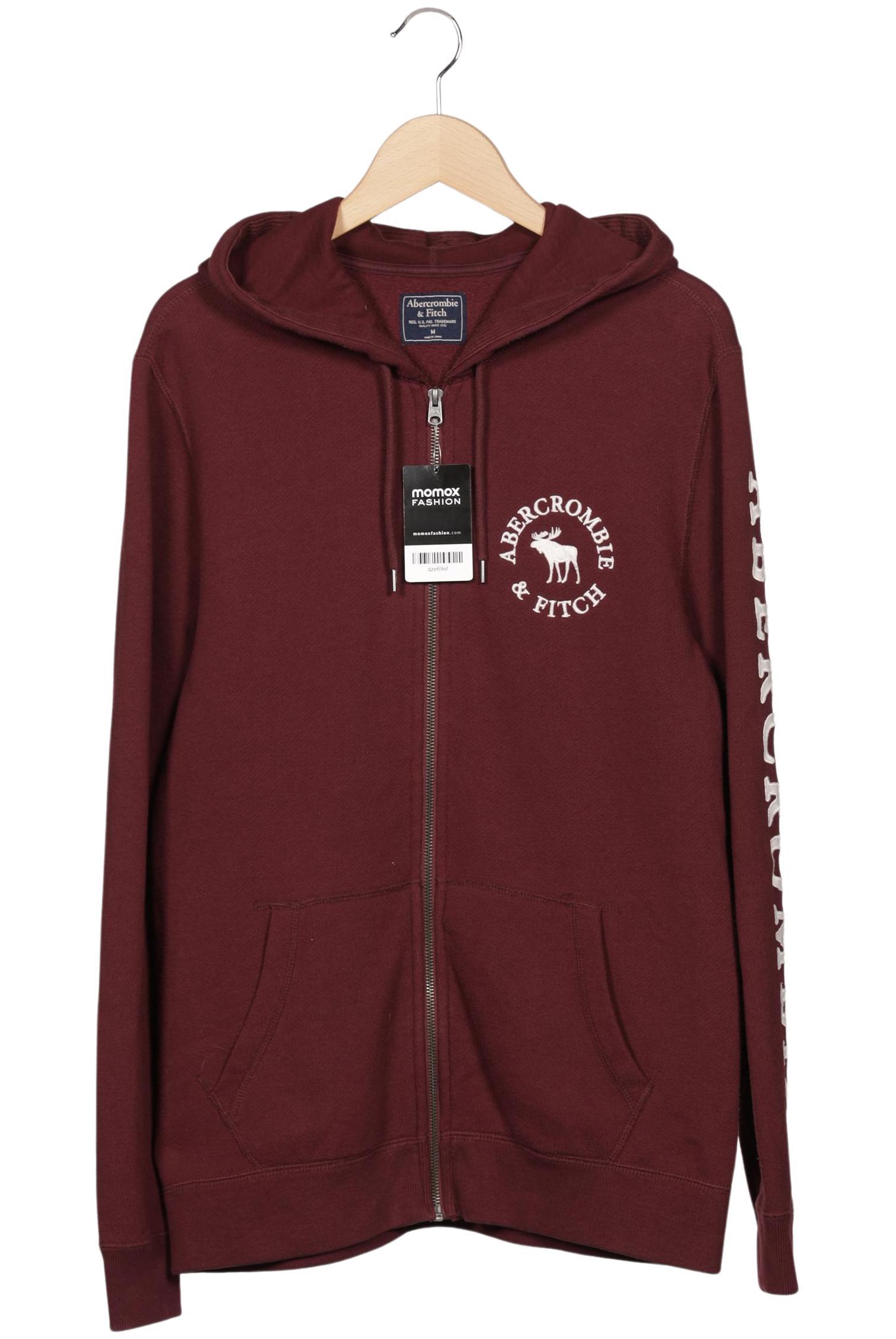 

Abercrombie & Fitch Herren Kapuzenpullover, bordeaux, Gr. 48
