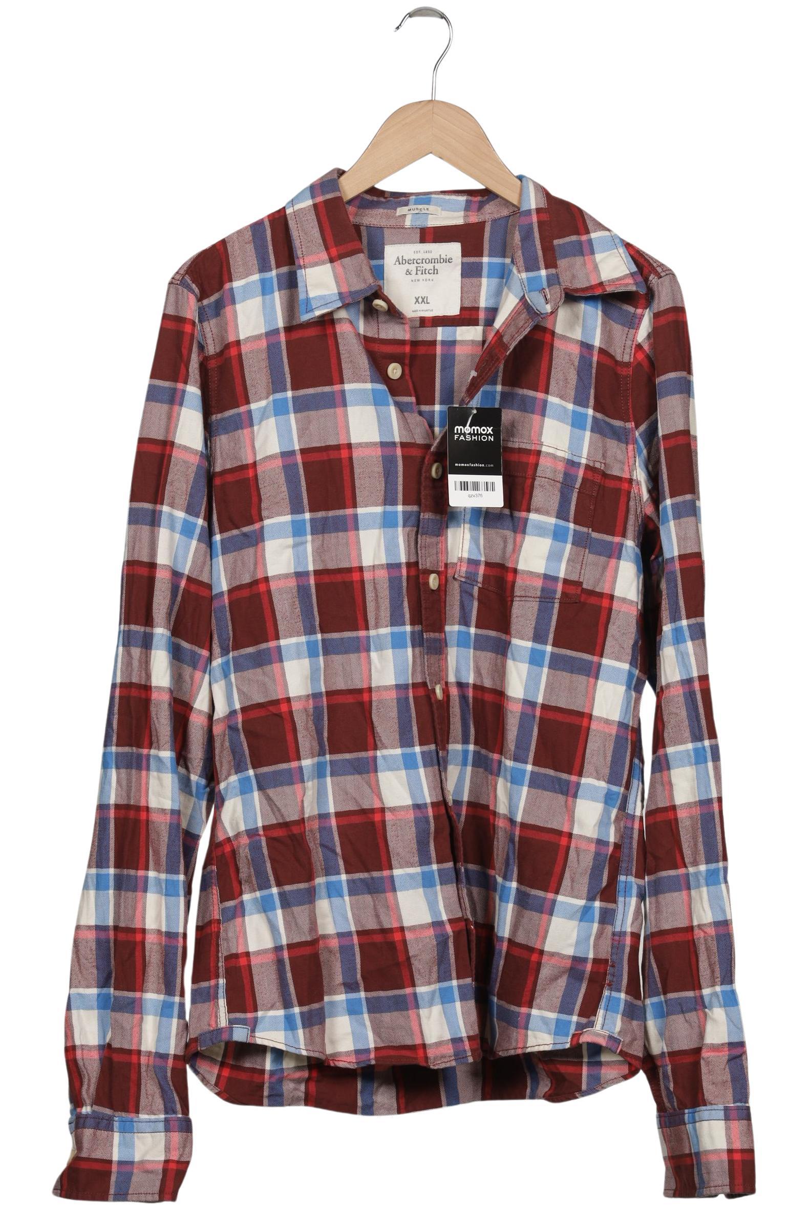 

Abercrombie & Fitch Herren Hemd, bordeaux, Gr. 56