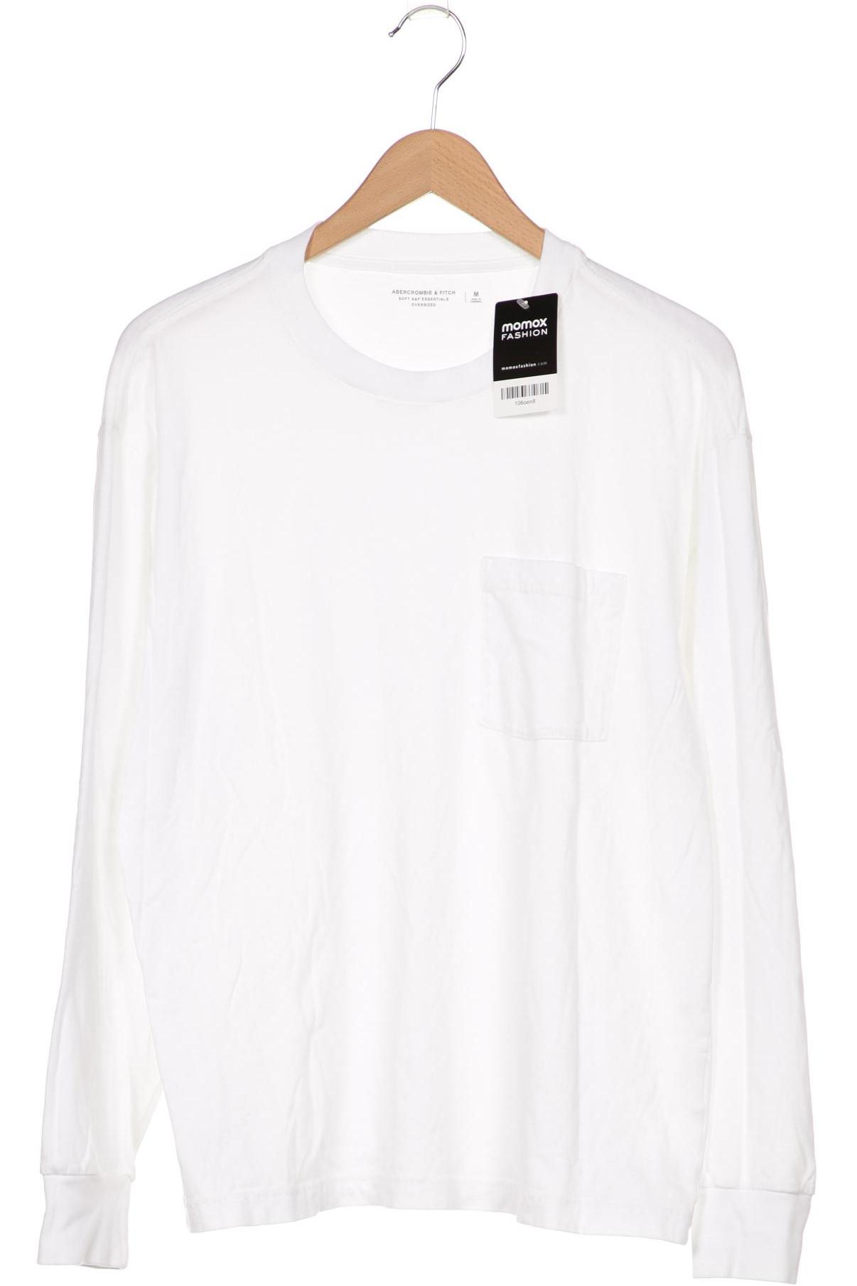 

Abercrombie & Fitch Herren Langarmshirt, weiß