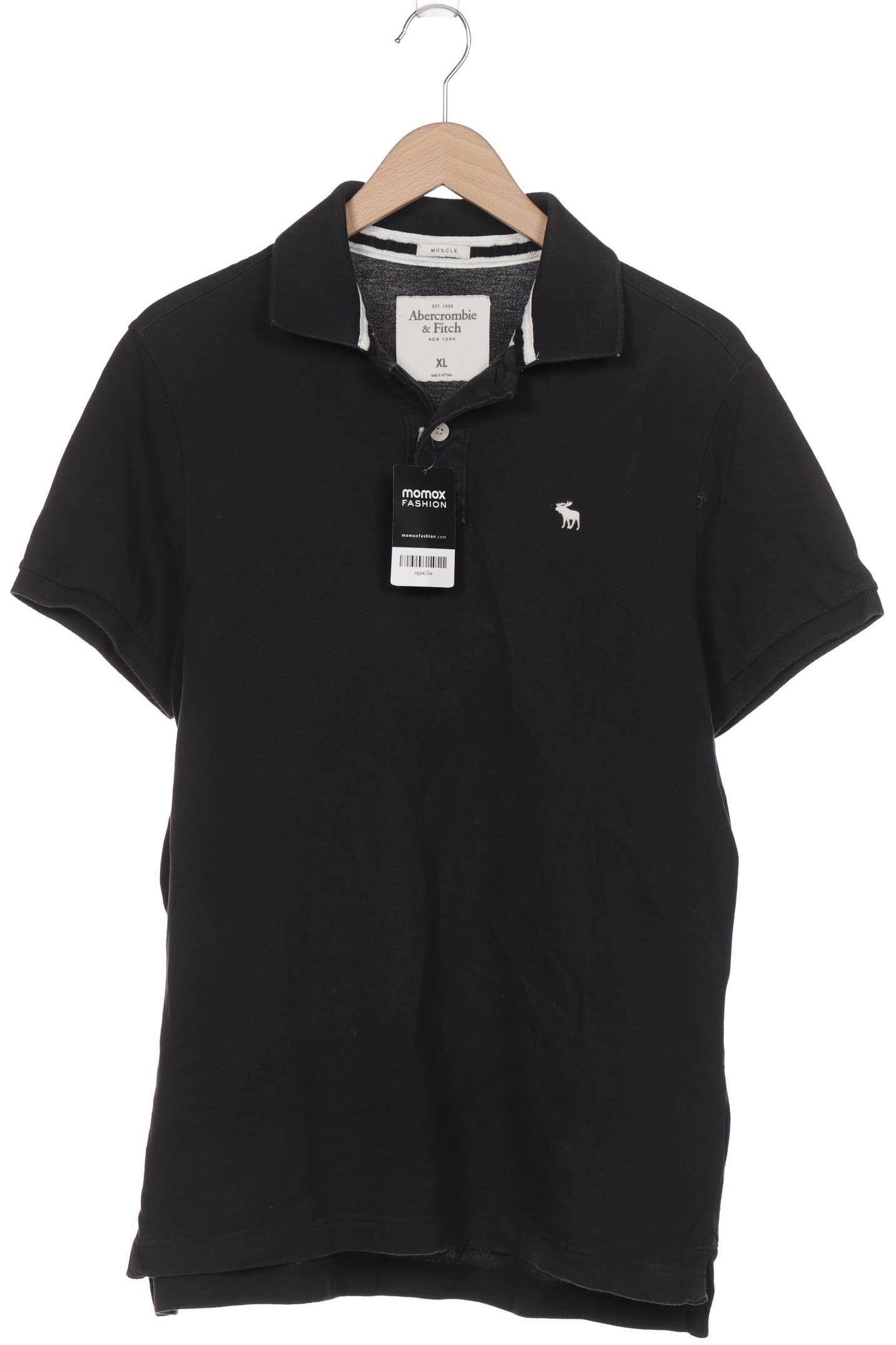 

Abercrombie & Fitch Herren Poloshirt, schwarz