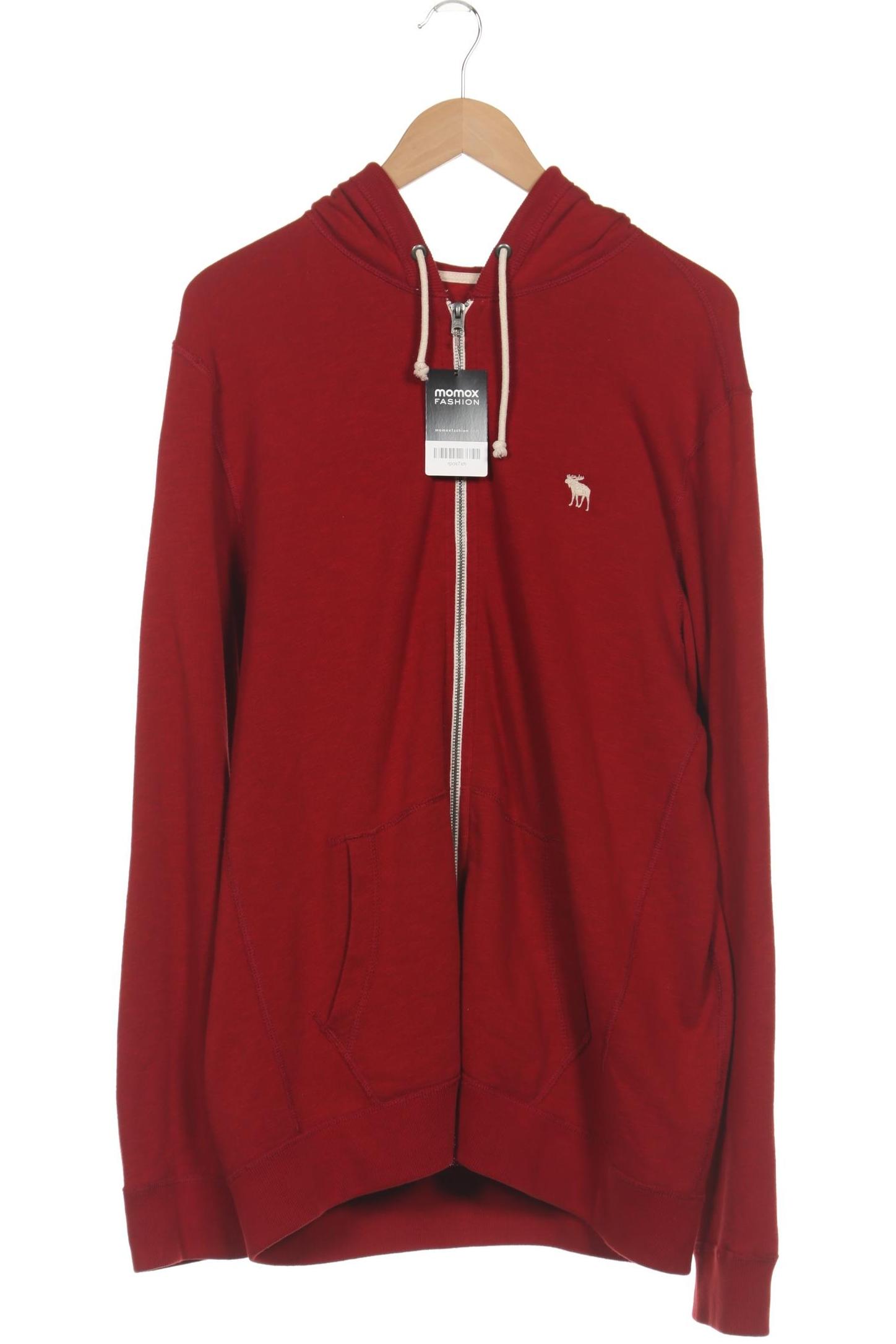 

Abercrombie & Fitch Herren Kapuzenpullover, rot, Gr. 54